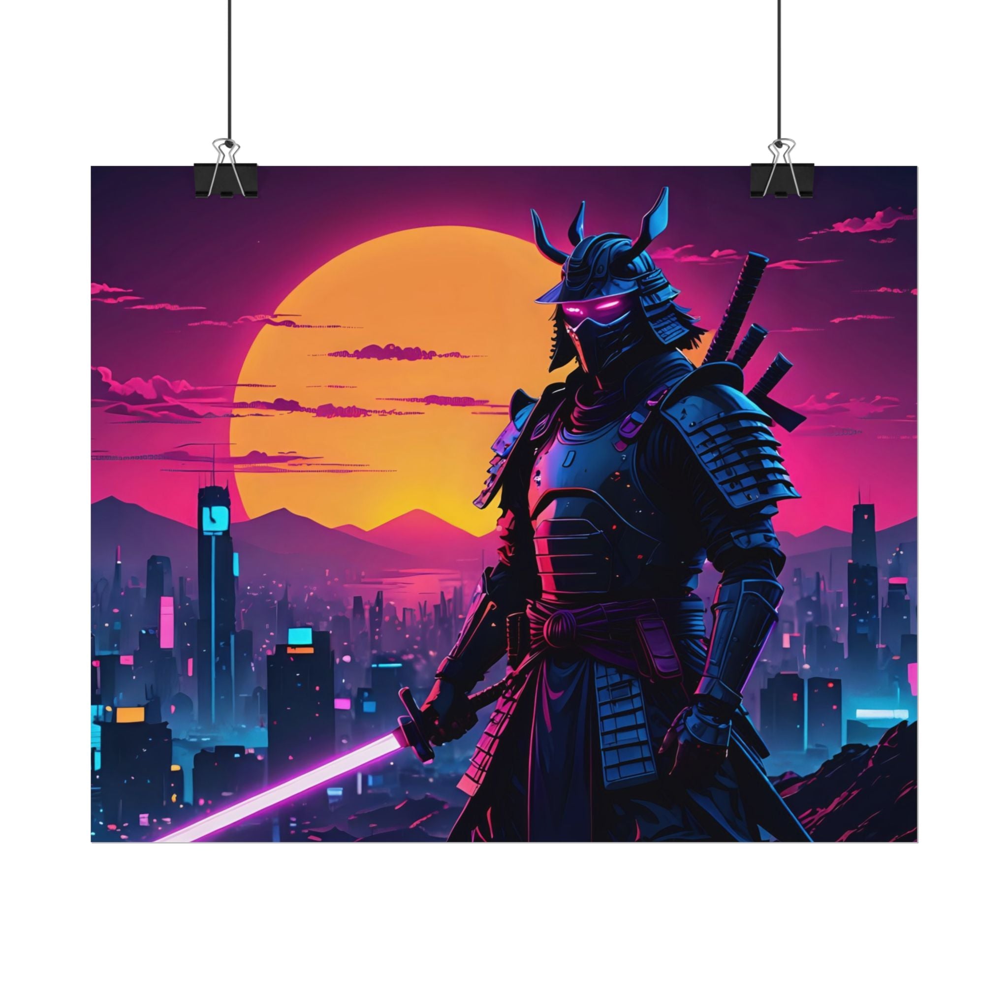 samurai-retrowave-poster-print-synthawave-wall-art-poster-gift-for-anime-fans-home-decor-japanese-art-retro-aesthetic-lightsa