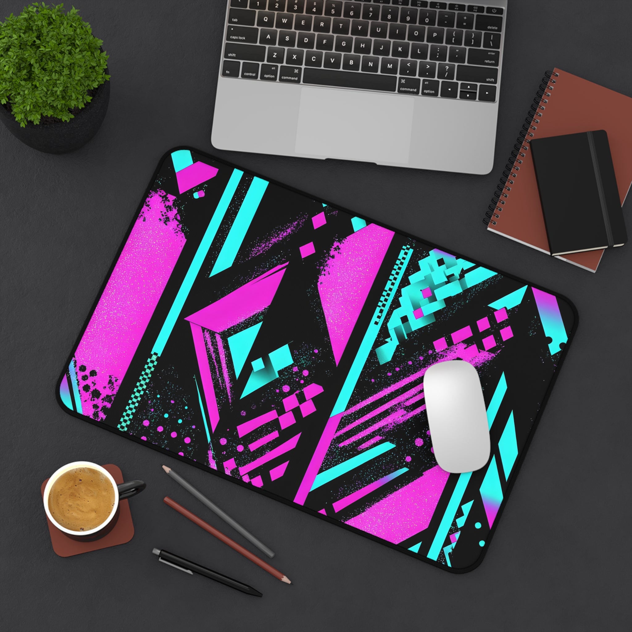 abstract-synthwave-neon-mouse-pad-for-retro-desk-decor-retro-neon-desk-pad-with-abstract-synthwave-design-colorful-desk-mat