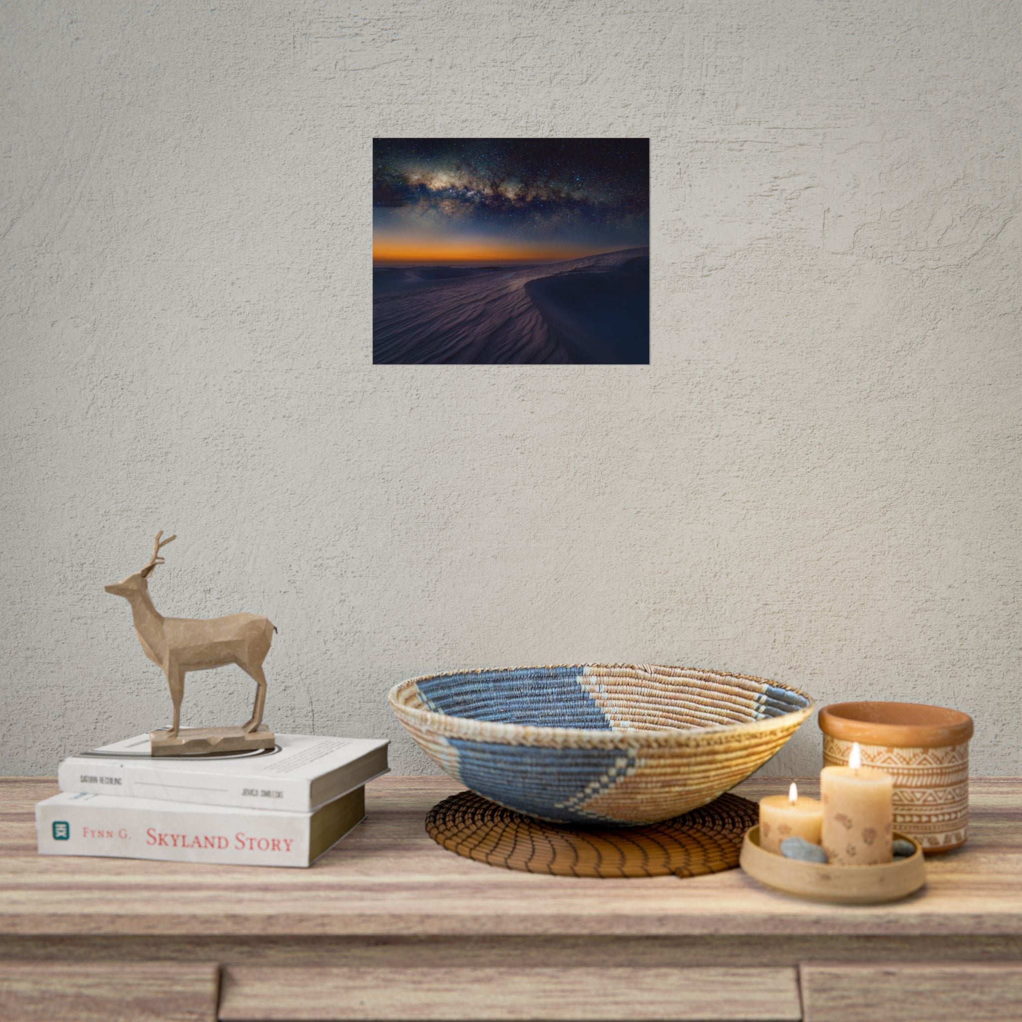 desert-landscape-poster-print-milky-way-wall-art-desert-wall-decor-unique-home-decor-starry-night-picture