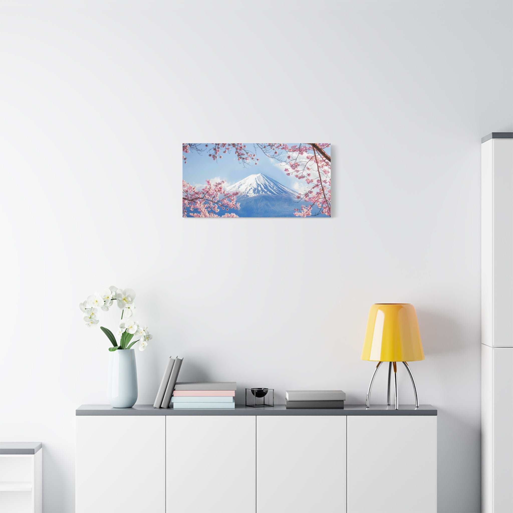 canvas-print-mount-fuji-cherry-blossom-wall-art-scenery-winter-sakura-flower-decor-stretched-matte-japanese-landscape-home-de