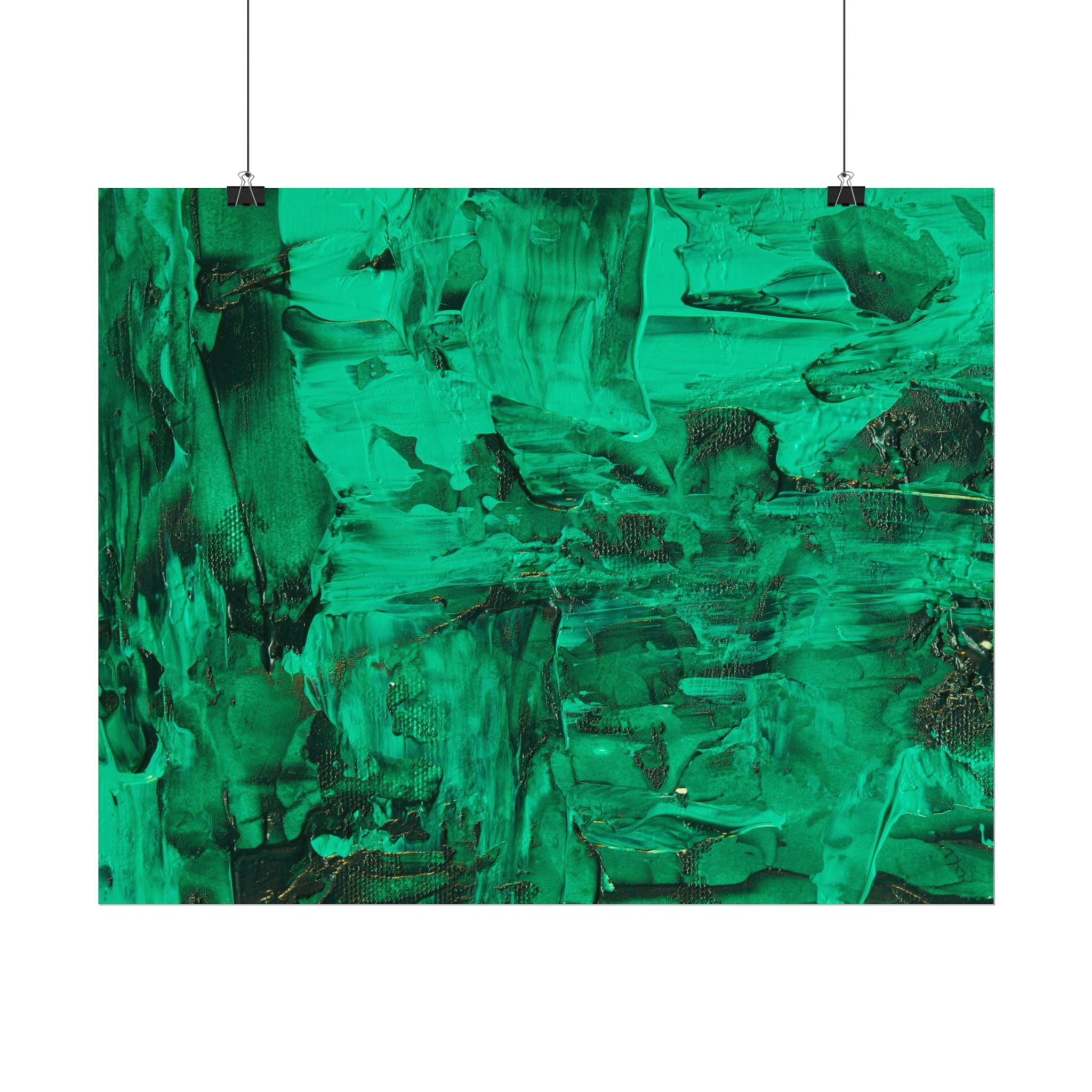 Abstract Green Poster Wall Art, Home Decor, Office Decor, Green Canvas Bedroom, Green Poster Print, Modern Art, Green Wall Decor