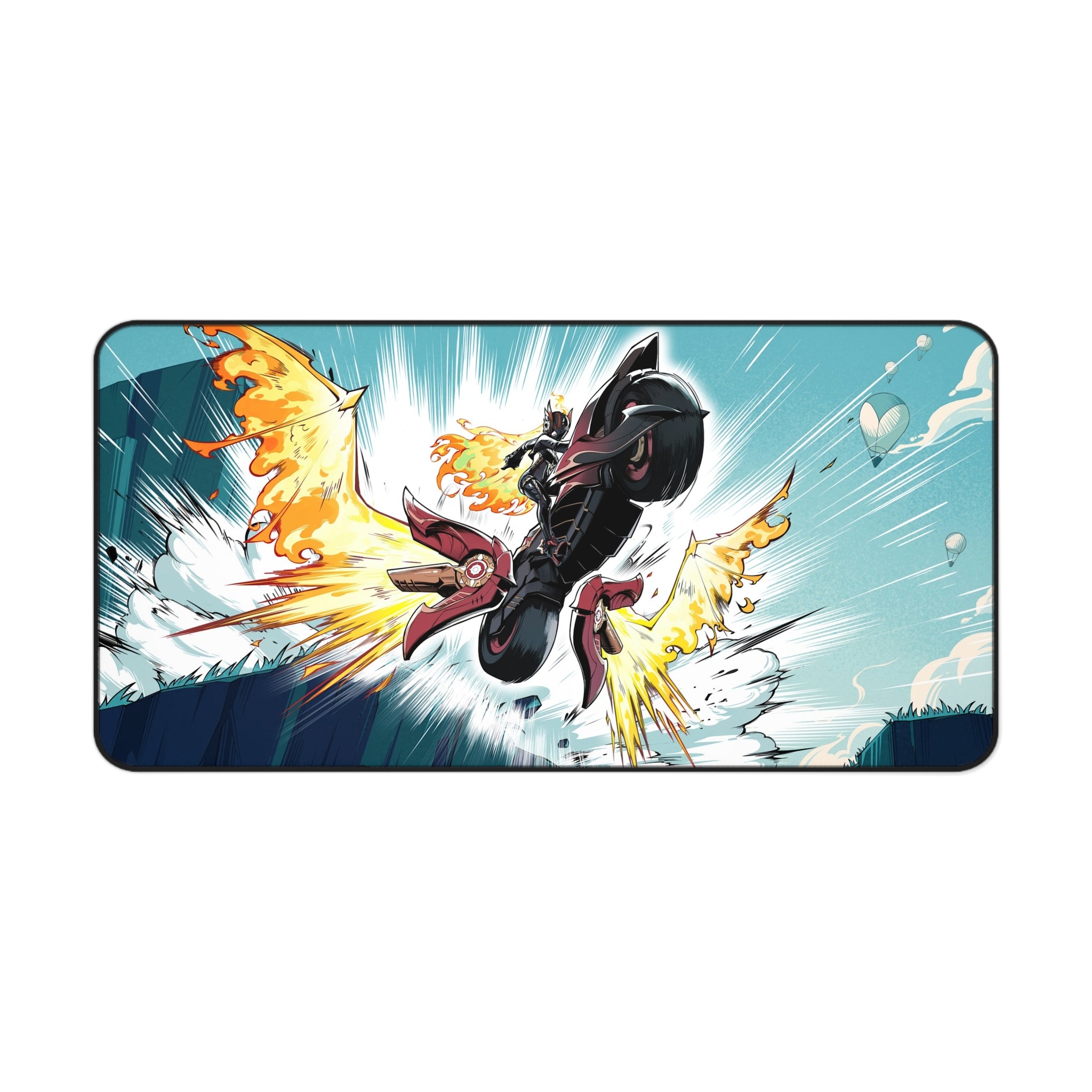 Genshin Impact Mavuika Mousepad - Desk Mat - XL Anime Gaming Pad - Waifu Extended Desk Pad - Genshin