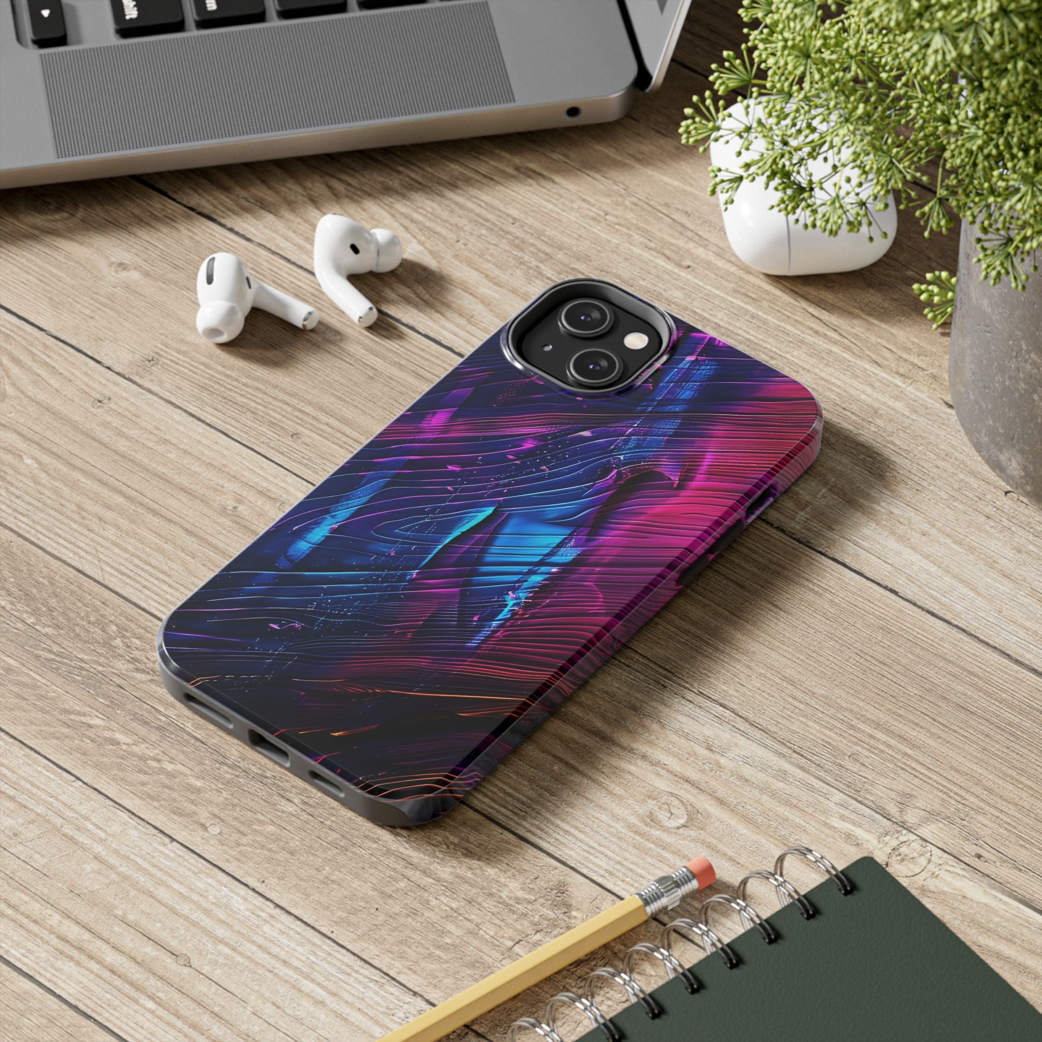 disco-neon-tough-iphone-cases-wood-grain-texture-iphone-case-cover-protective-iphone-shell-unique-iphone-accessories-iphone-1
