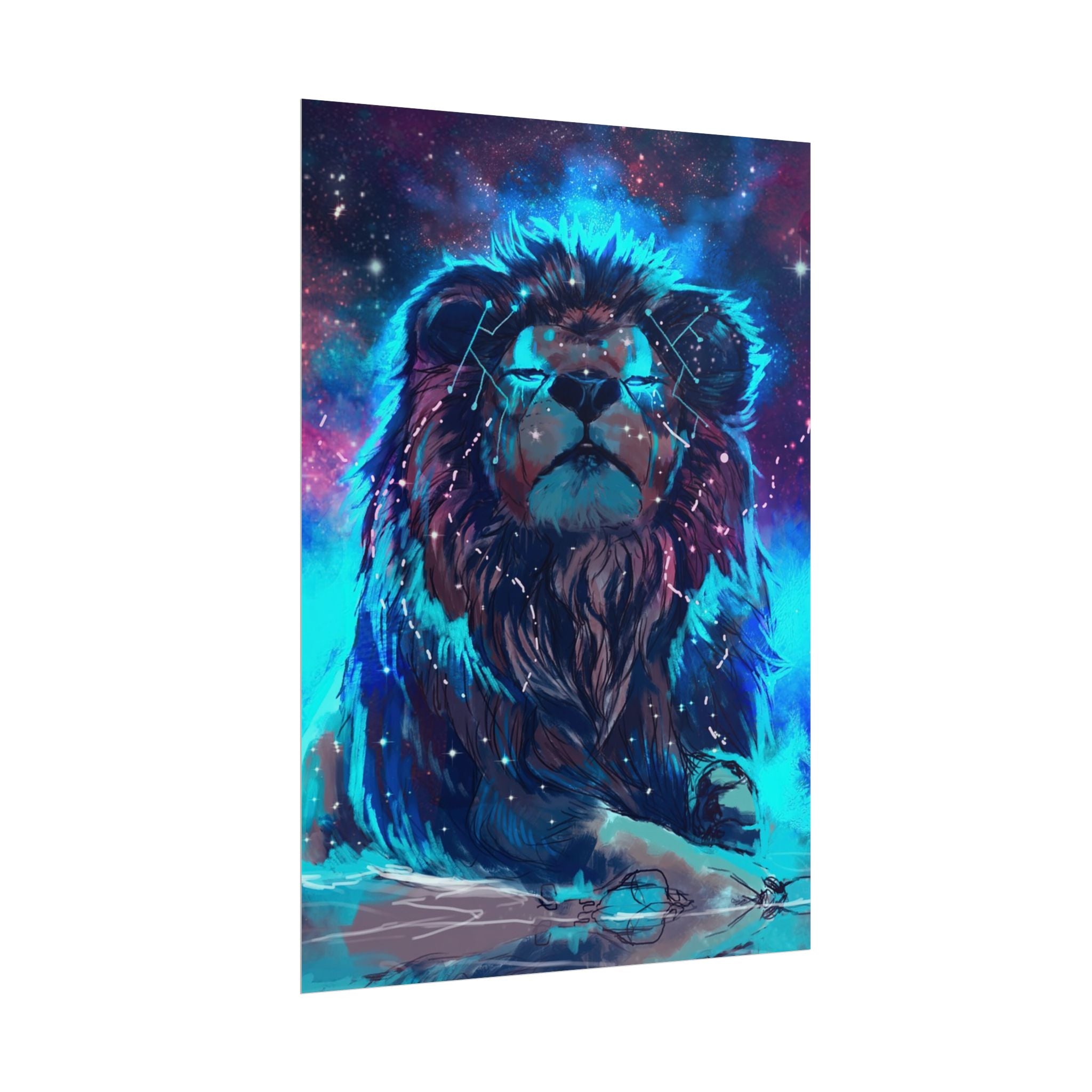 poster-print-lion-wall-art-fantasy-leon-living-room-decor-lion-wall-decor-lion-poster-jungle-animal-art-print-wildlife-safari