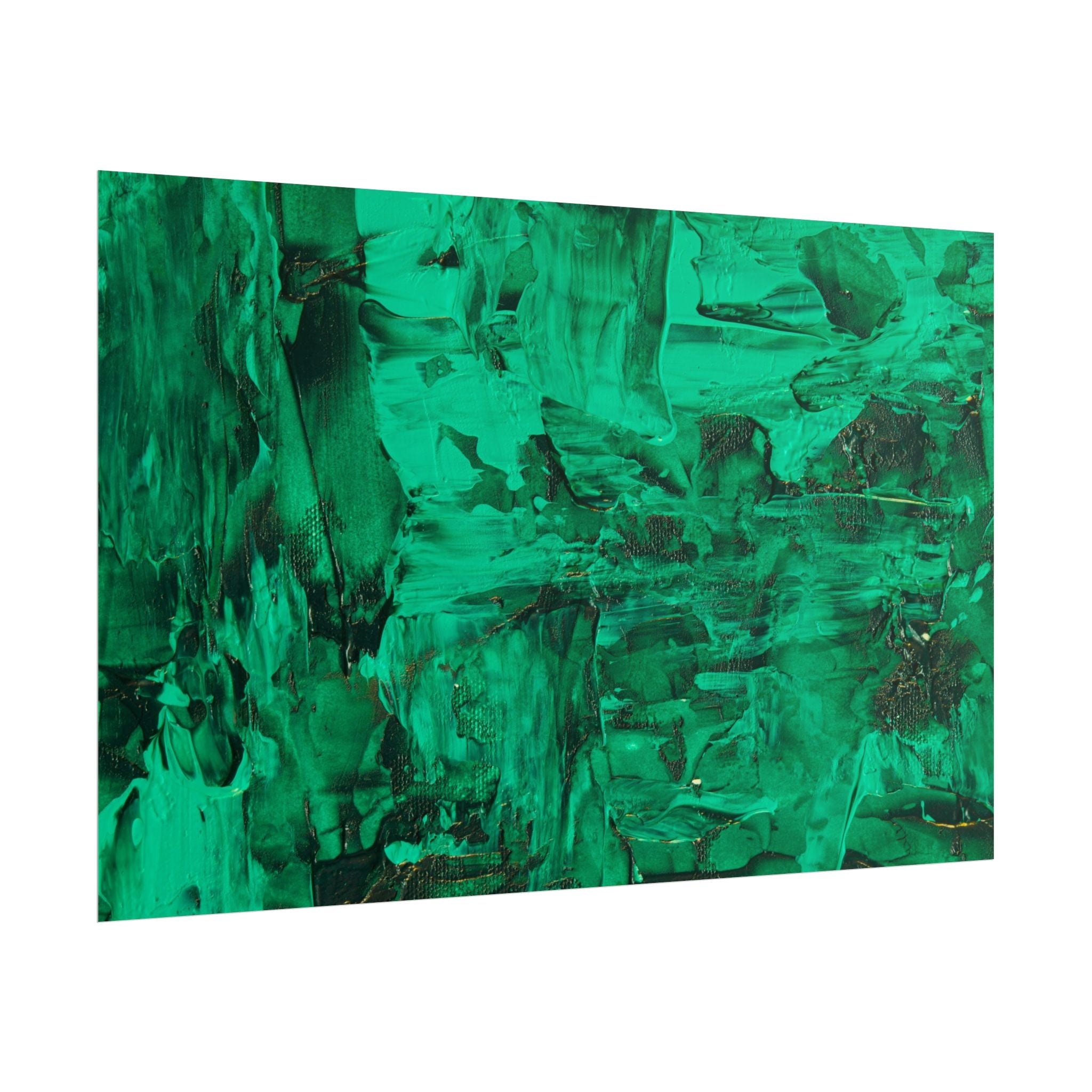 Abstract Green Poster Wall Art, Home Decor, Office Decor, Green Canvas Bedroom, Green Poster Print, Modern Art, Green Wall Decor