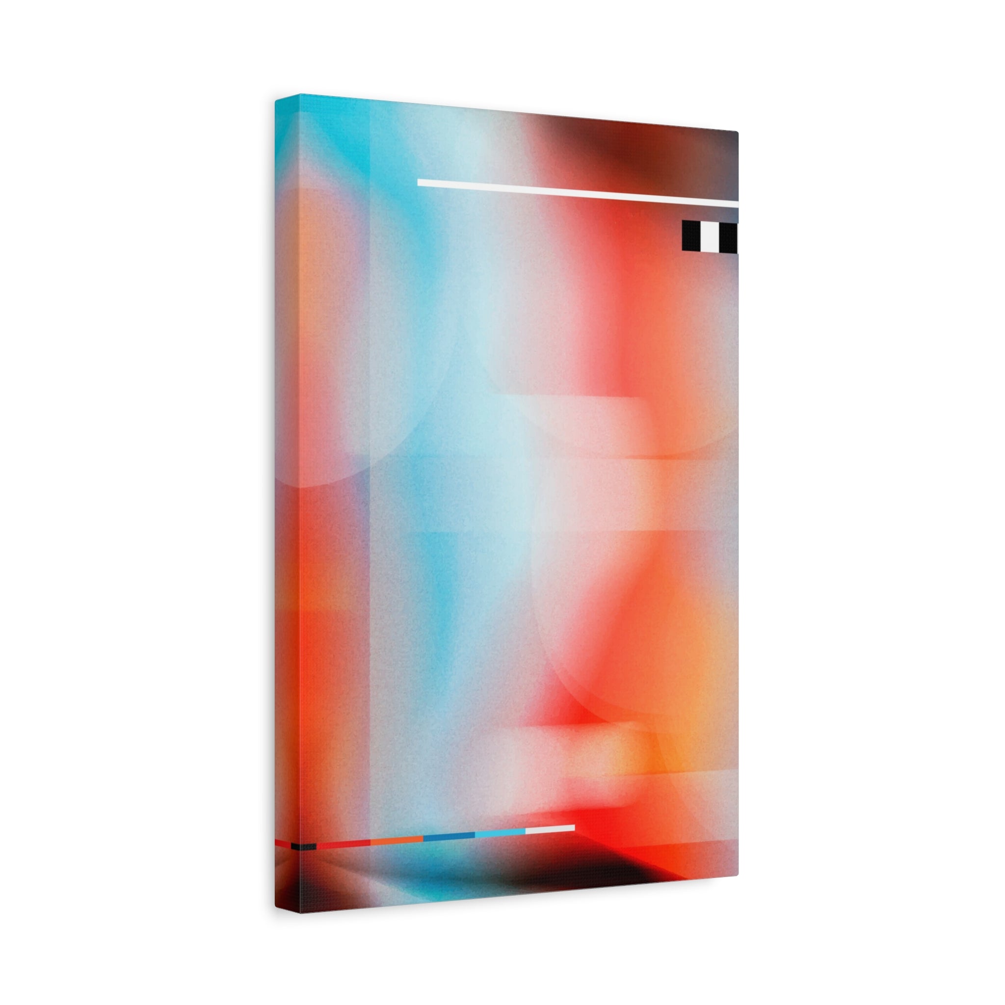 canvas-print-abstract-orange-retro-colorful-home-decor-wall-art-stretched-matte-canvas-living-room-decor-unique-gift-idea