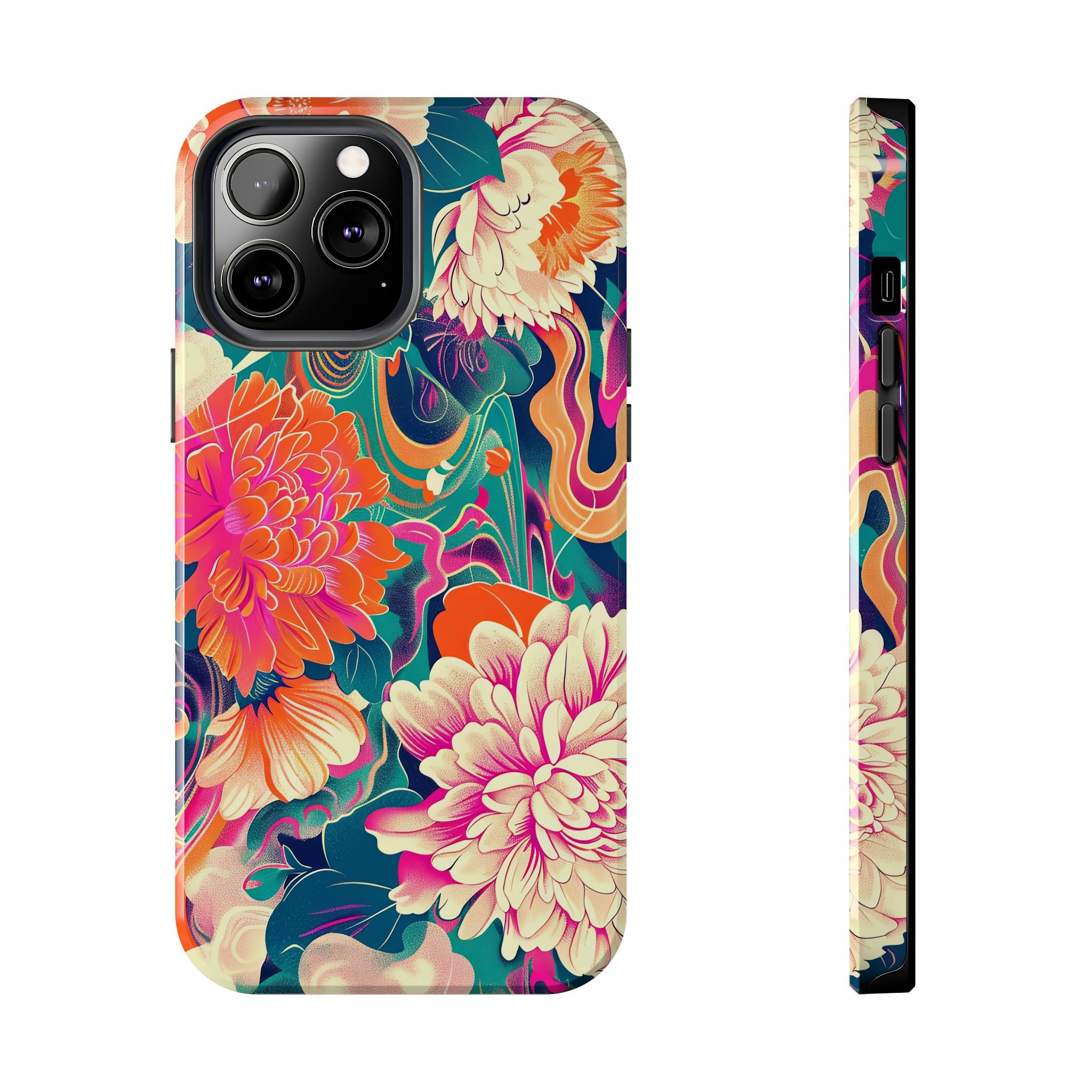 iphone-tough-case-retro-japanese-flowers-floral-phone-cover-vintage-japanese-style-protective-phone-case-asian-floral-design-