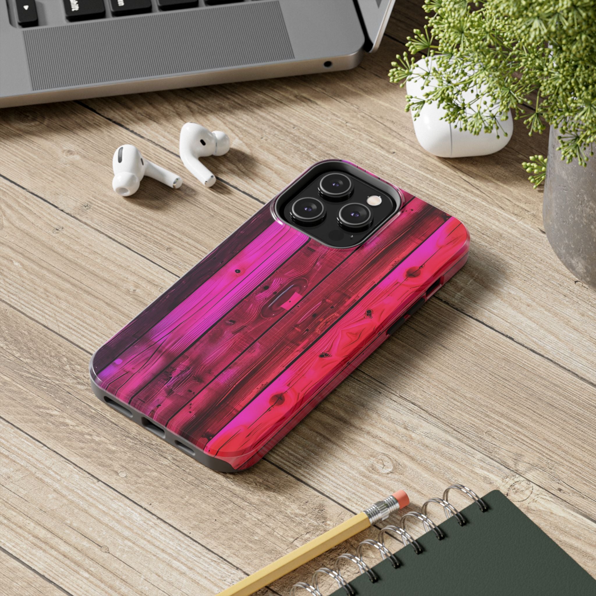 disco-neon-tough-iphone-cases-wood-grain-texture-iphone-case-cover-protective-iphone-shell-unique-iphone-accessories-iphone-1