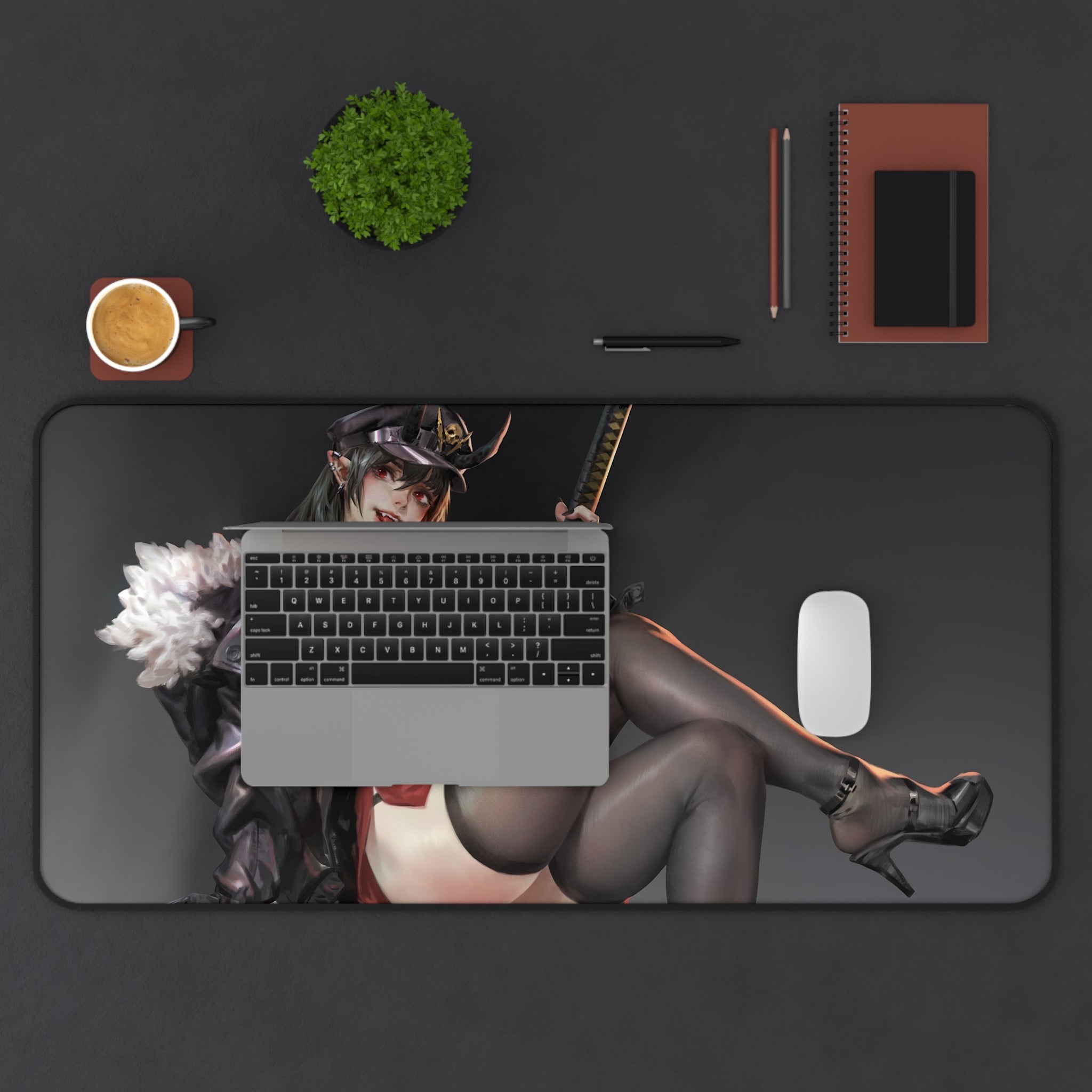 fantasy-samurai-anime-girl-mouse-pad-japanese-katana-samurai-warrior-desk-mat-japanese-anime-samurai-girl-desk-pad