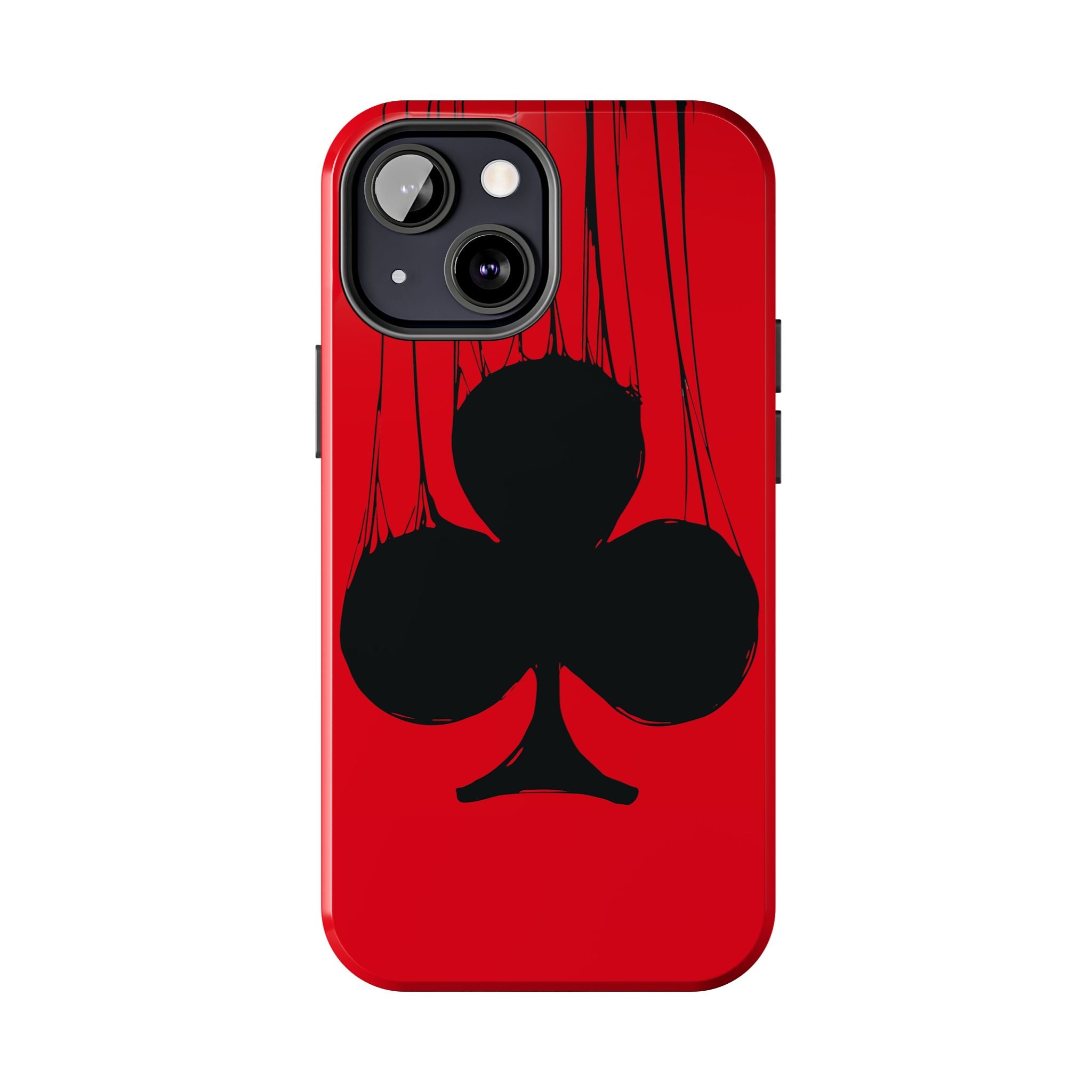 clubs-playing-cards-iphone-tough-case-protective-iphone-cover-card-game-lover-gift-gambling-theme-iphone-case-durable-card-su