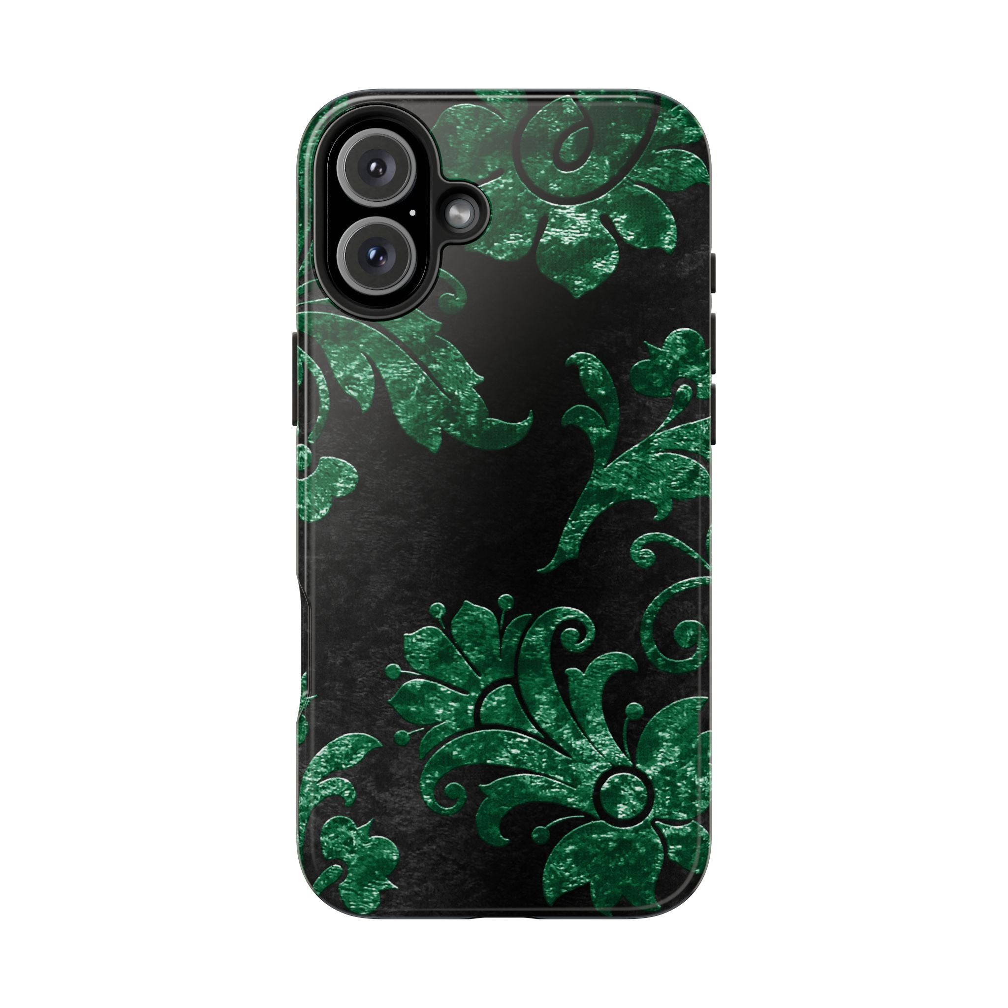 embossed-emerald-velvet-tough-iphone-case-protective-iphone-cover-heavy-duty-iphone-case-rugged-phone-case-durable-smartphone