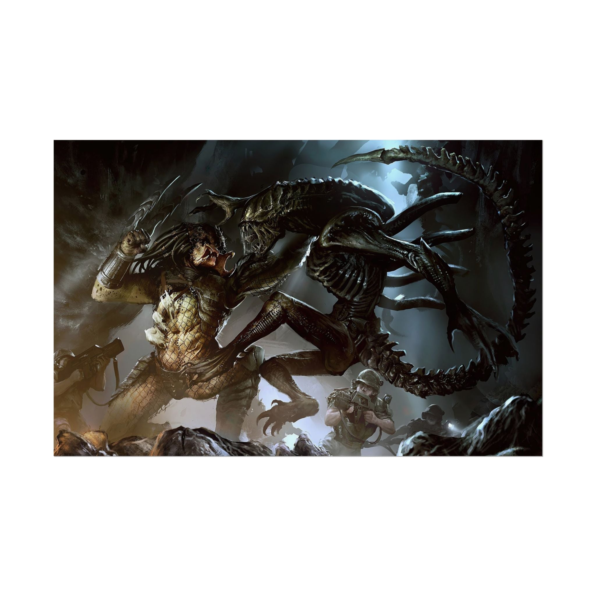 predator-alien-poster-print-xenomorph-si-fi-home-decor-movie-poster-pretador-fantasy-art
