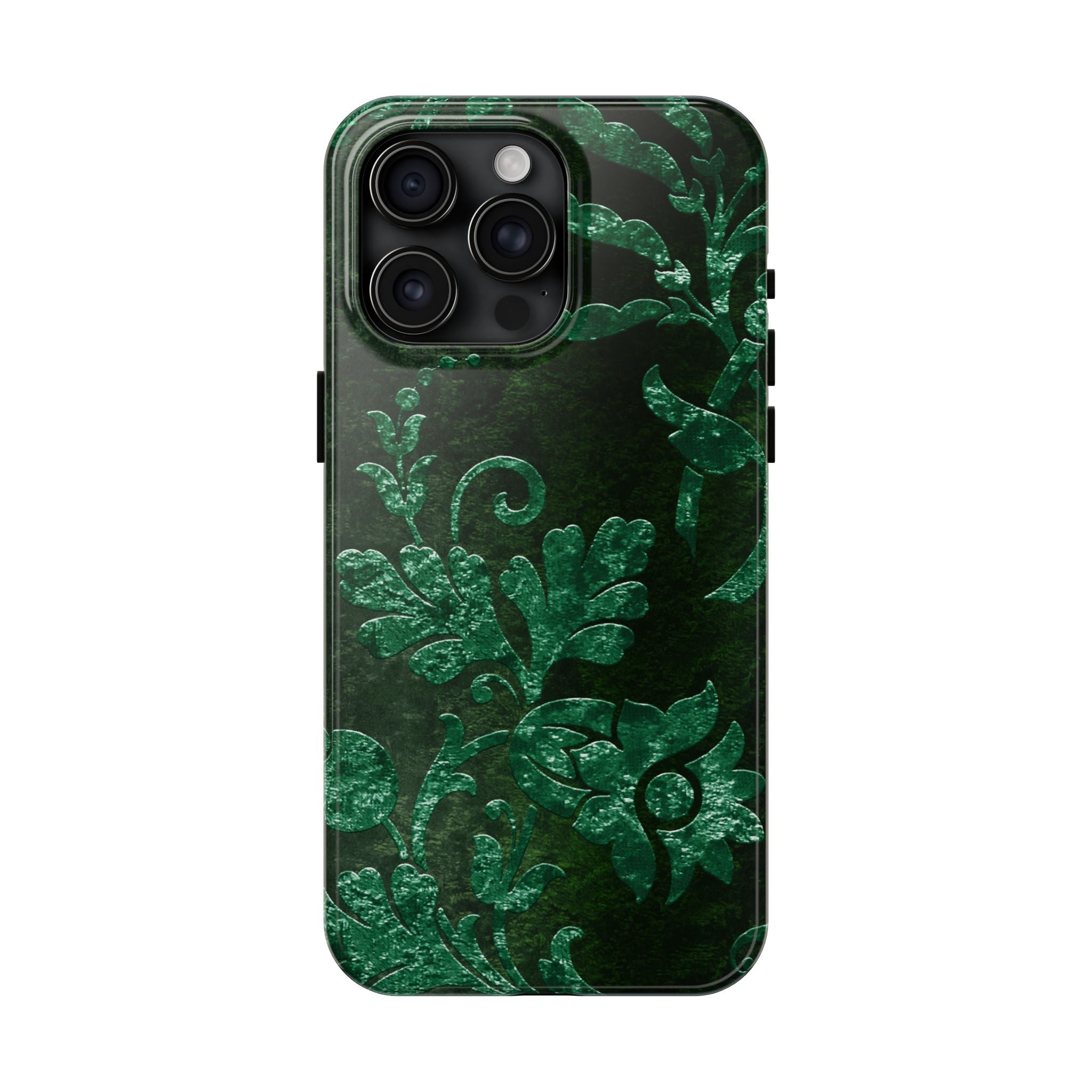 embossed-emerald-velvet-tough-phone-case-protective-iphone-cover-heavy-duty-phone-case-rugged-phone-case-durable-smartphone-c