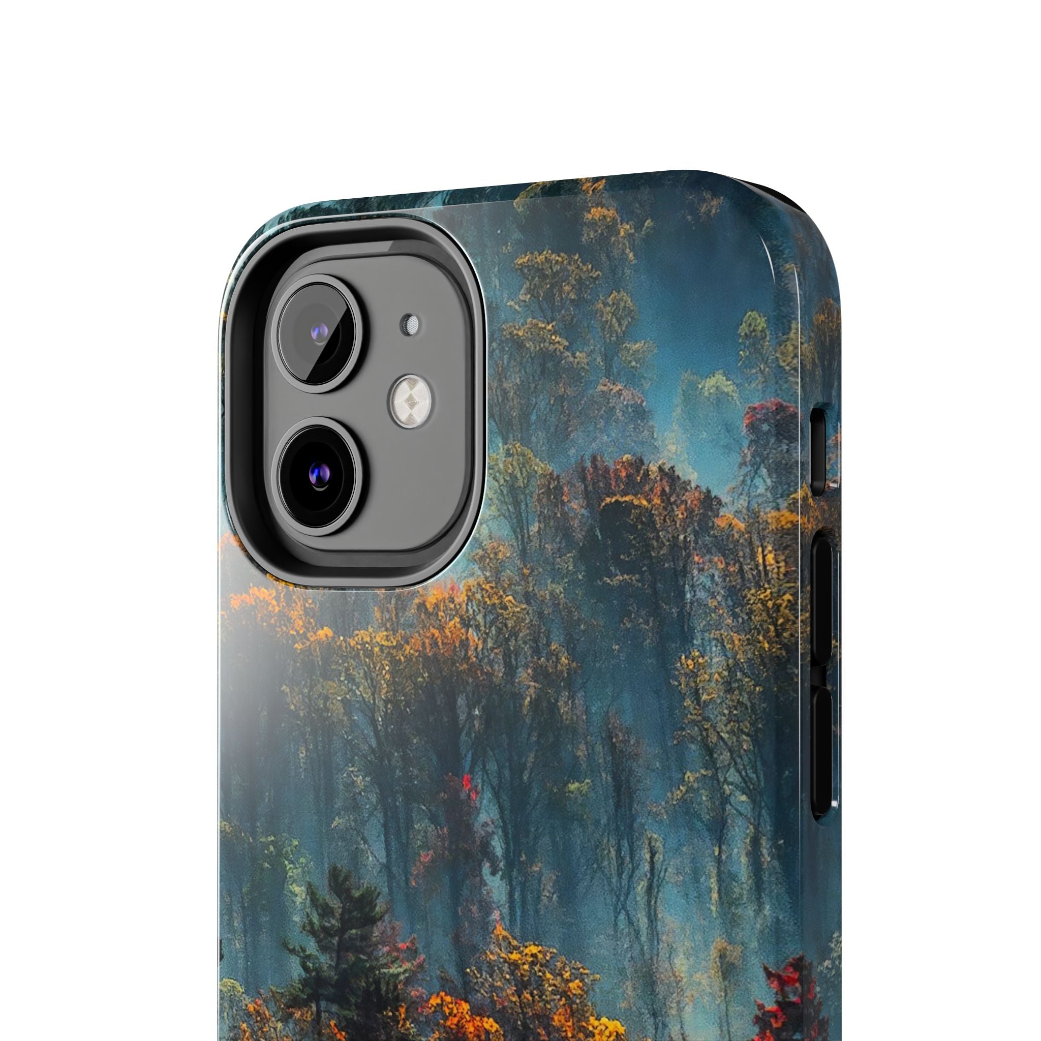 iphone-tough-case-misty-forrest-foggy-fall-iphone-covers-protective-smartphone-cover-nature-lover-gift-adventure-accessory
