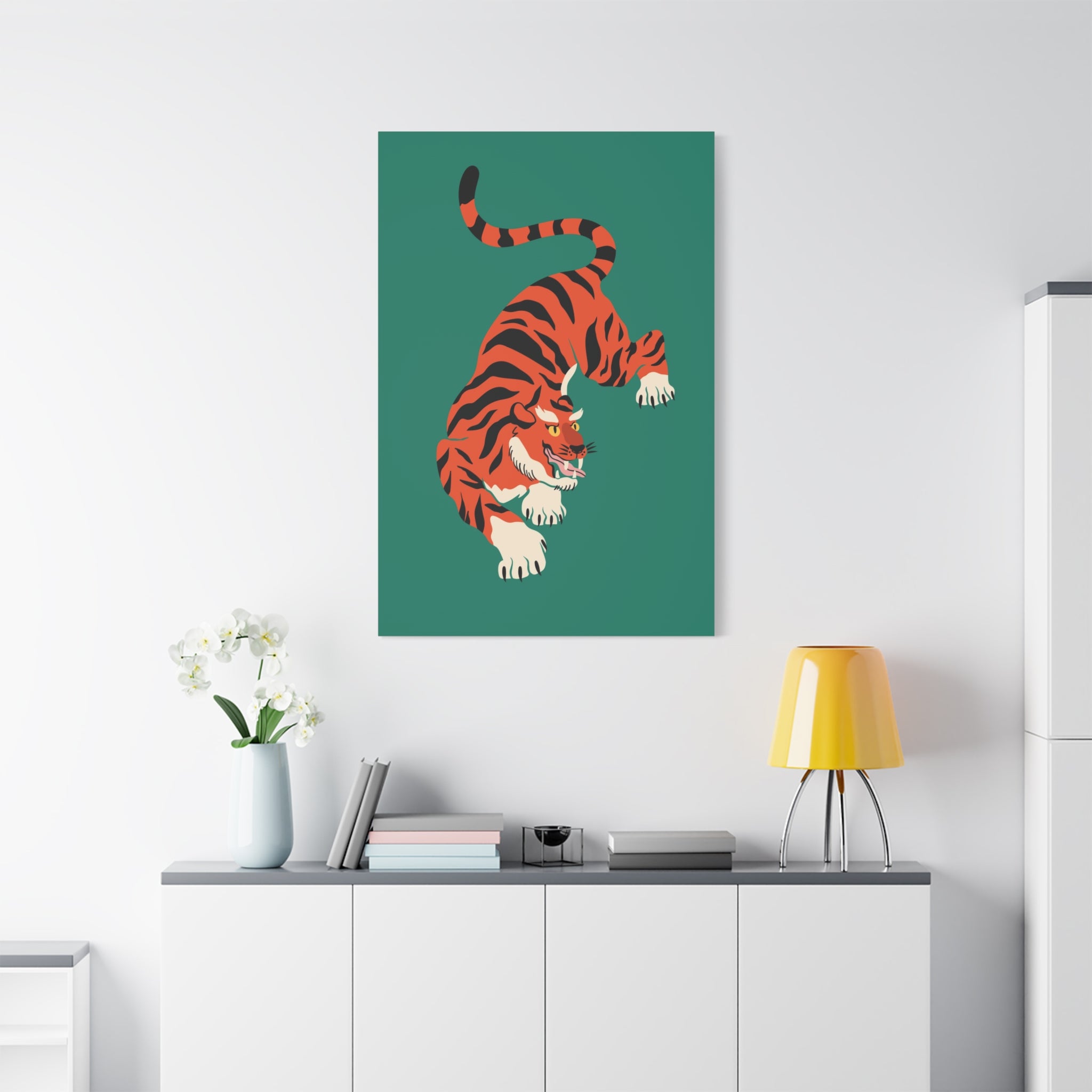 canvas-print-chinese-tiger-art-wall-decor-stretched-matte-canvas-home-decoration-tiger-wall-art-chinese-art-decor-chinese-zod