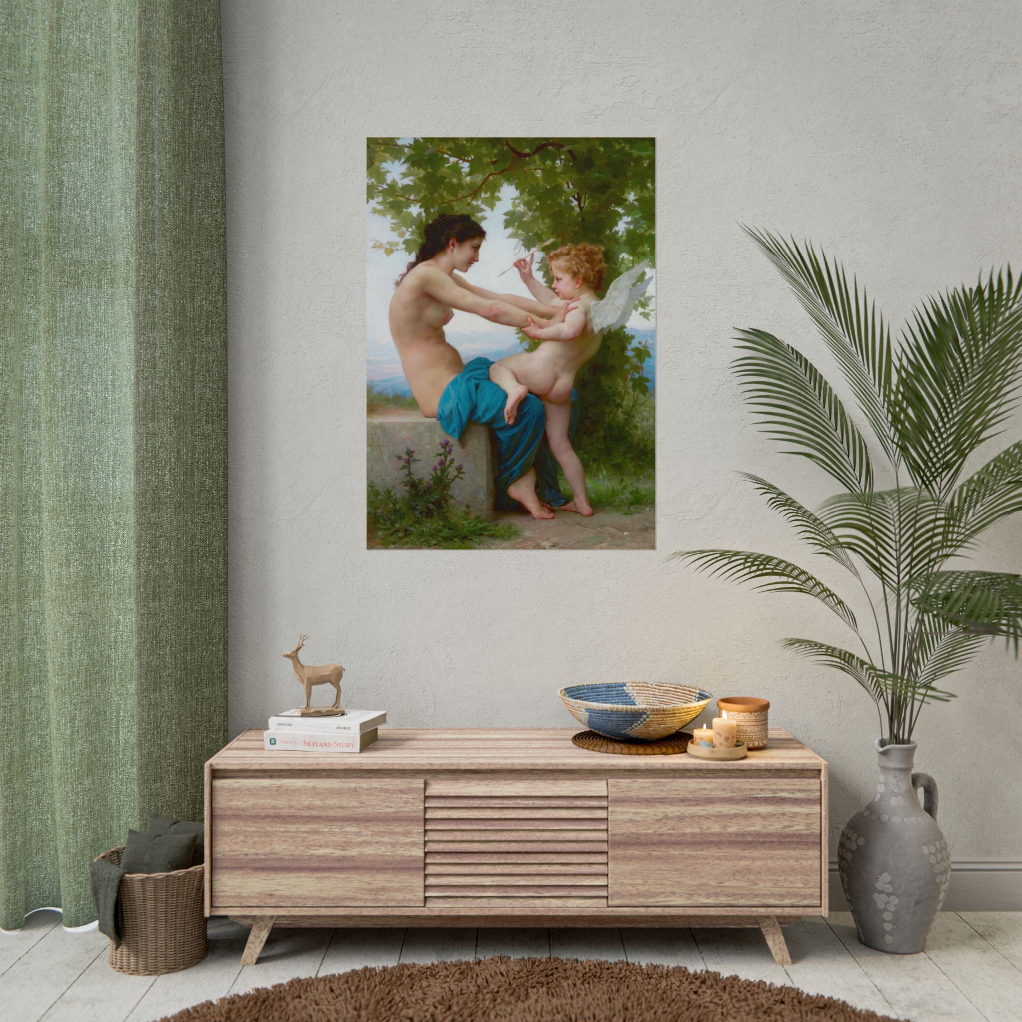 poster-print-girl-defending-herself-against-eros-bouguereau-living-room-decor-love-wall-art-eros-poster-art-romantic-painting