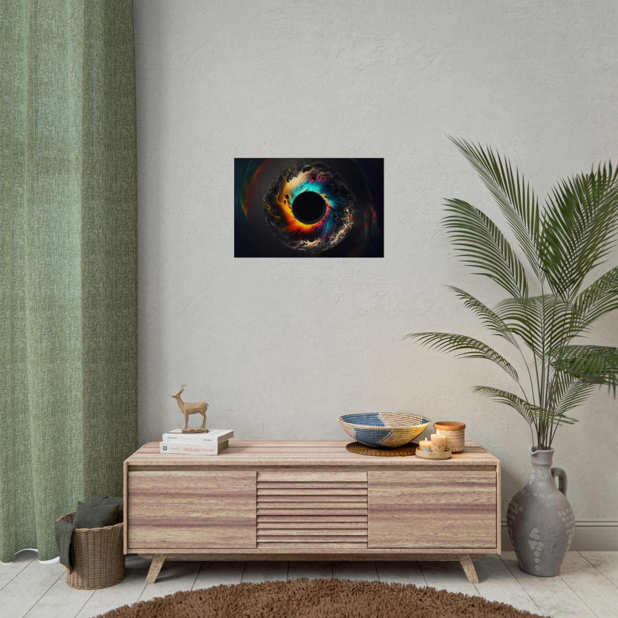 colorful-eye-poster-wall-art-black-hole-wall-decor-abstract-eye-artwork-home-decor-living-room-decor