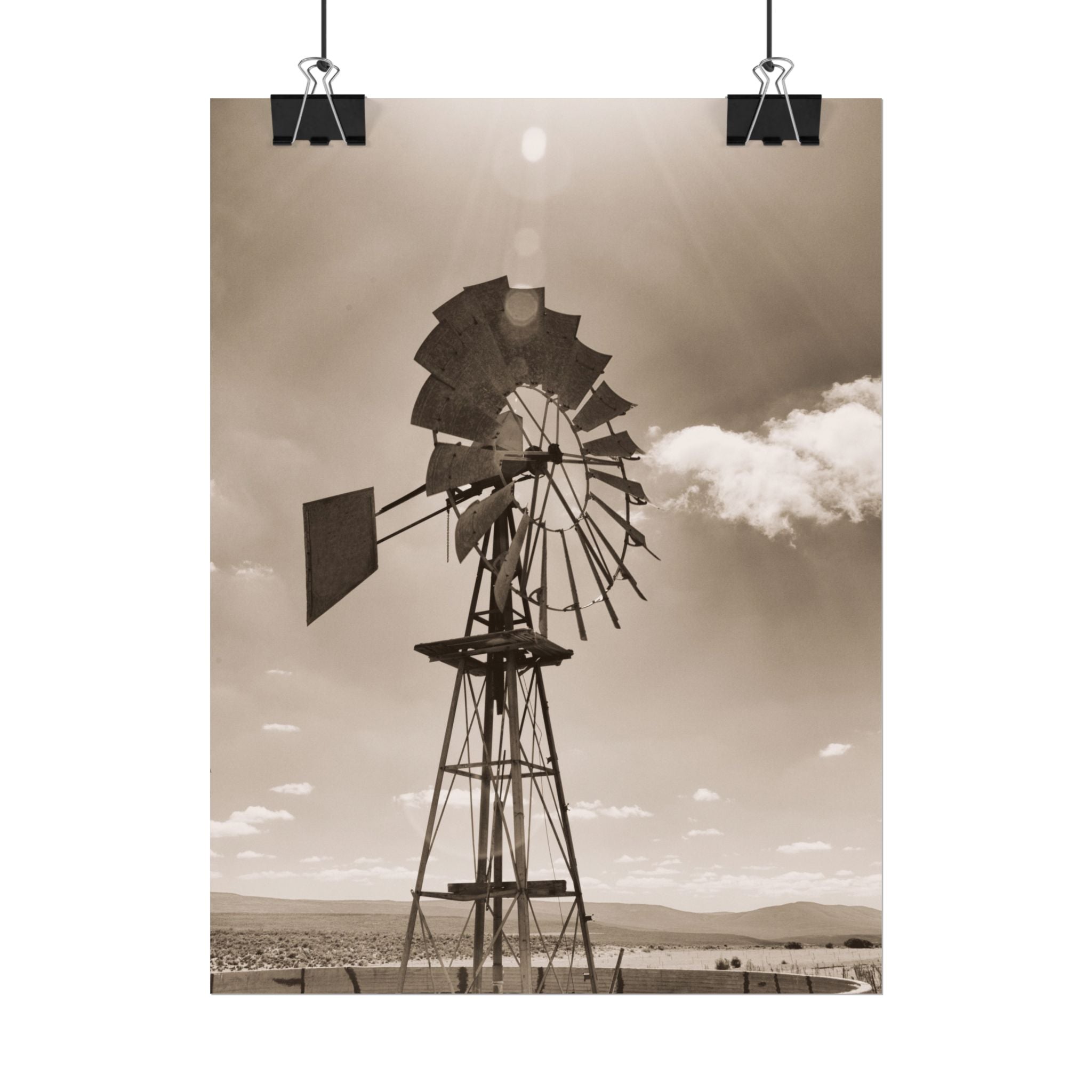 rustic-windmill-photography-poster-print-farm-house-wall-decor-gift-for-farmers-country-home-decor-windmill-wall-art