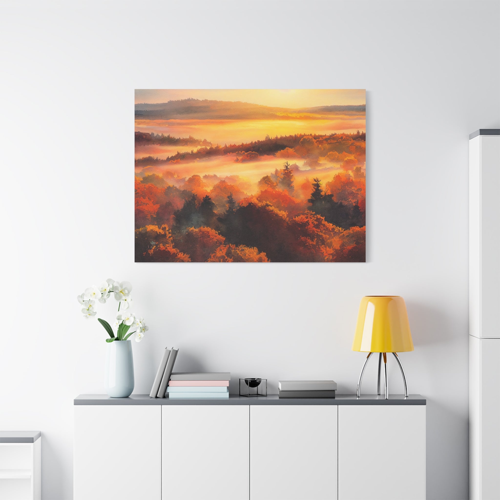 watercolor-fall-canvas-wall-art-fall-sunset-tree-print-stretched-matte-canvas-home-decor-autumn-decor-gift-for-nature-lovers
