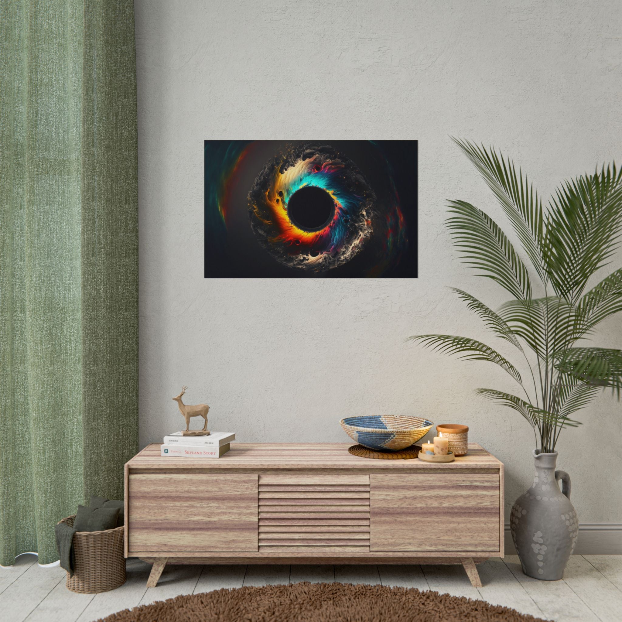 colorful-eye-poster-wall-art-black-hole-wall-decor-abstract-eye-artwork-home-decor-living-room-decor