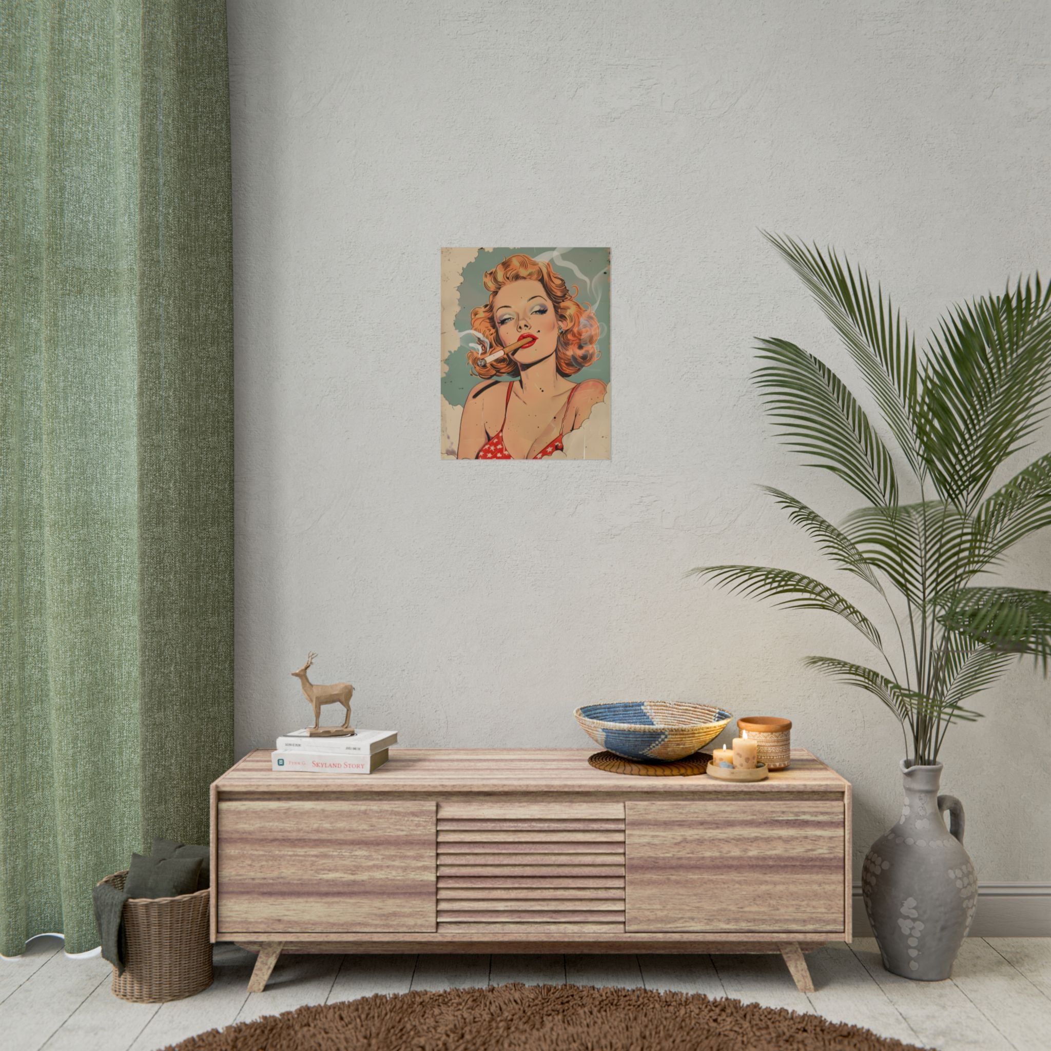 vintage-pin-up-girl-poster-print-vintage-poster-wall-art-retro-pinup-poster-pin-up-illustration-home-decor-wall-hanging-vinta