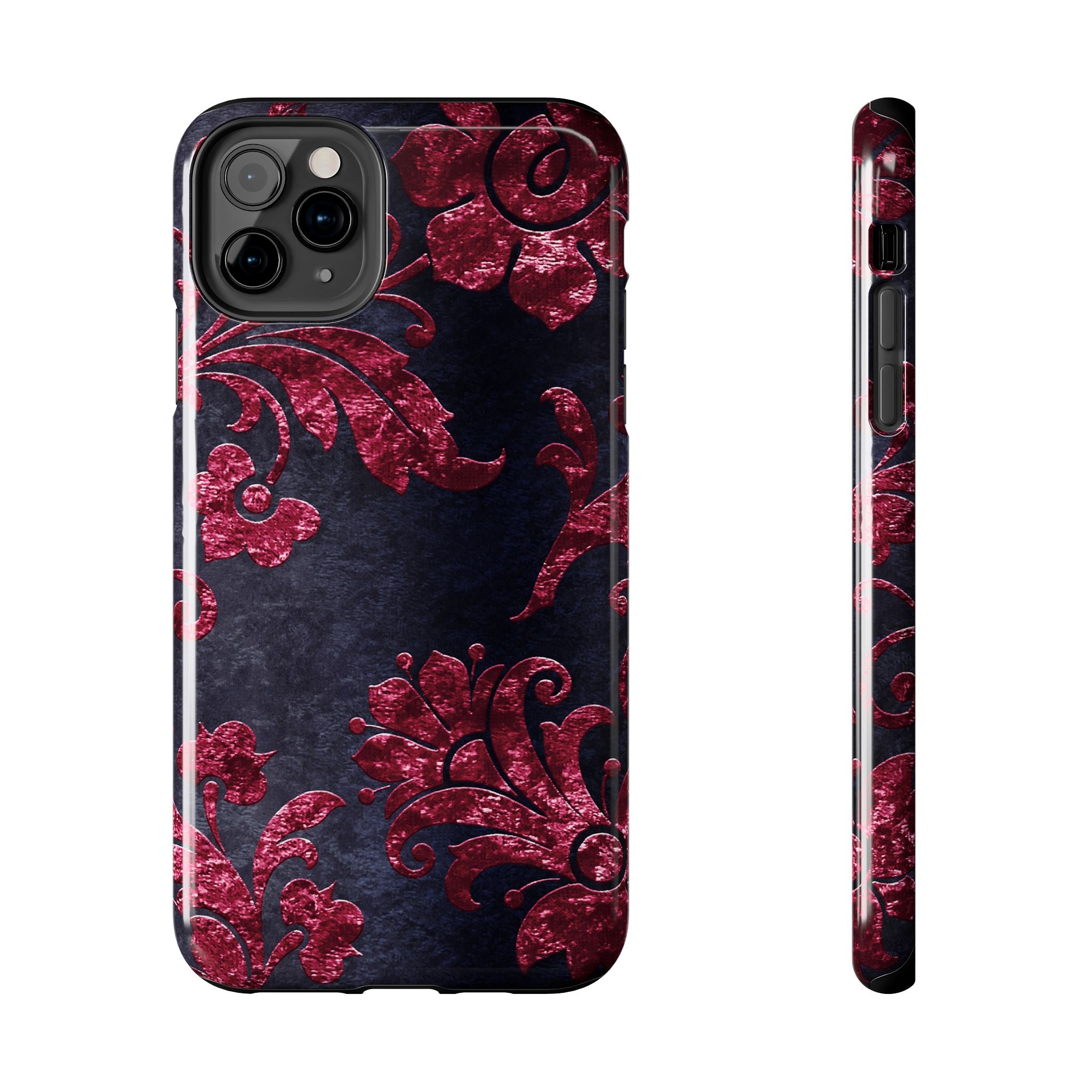 embossed-burgundy-velvet-tough-iphone-case-protective-iphone-cover-heavy-duty-iphone-case-rugged-phone-case-durable-smartphon