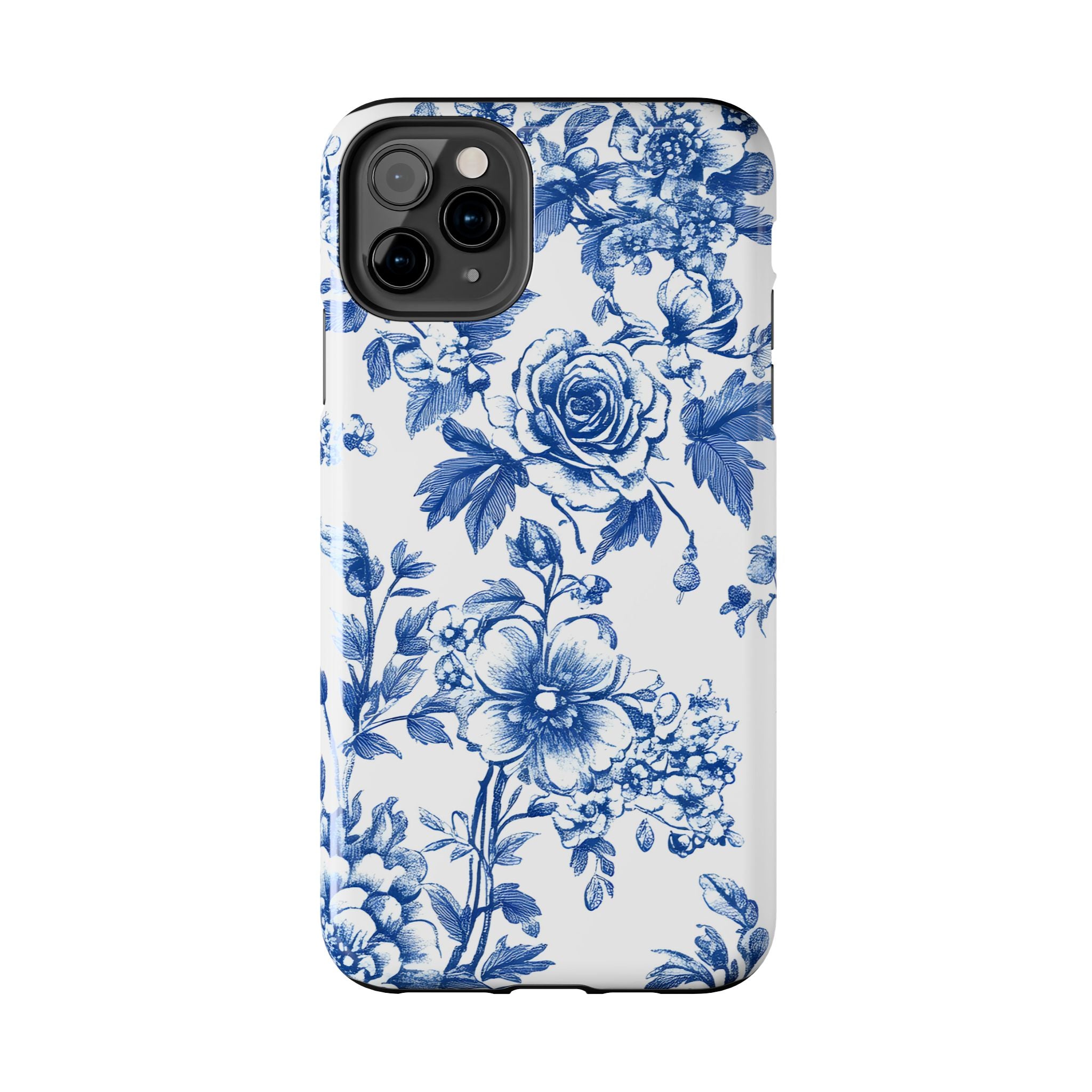 french-toile-floral-tough-iphone-case-blue-iphone-cover-protective-iphone-case-hard-shell-iphone-case-vintage-design-phone-ca