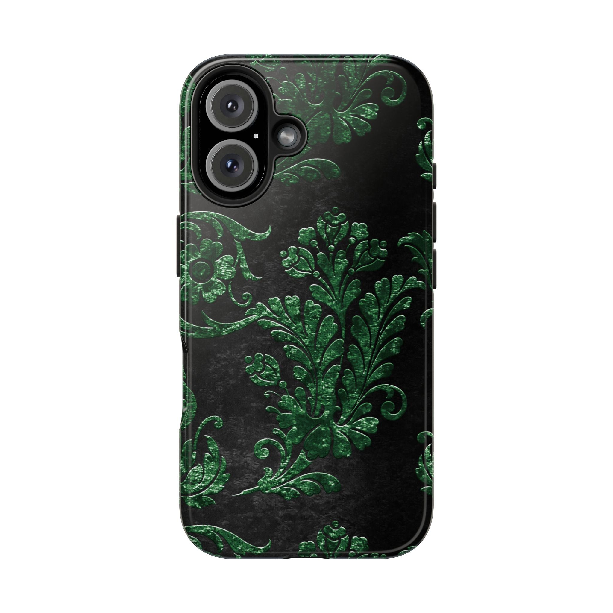 embossed-emerald-velvet-tough-iphone-case-protective-iphone-cover-heavy-duty-iphone-case-rugged-phone-case-durable-smartphone