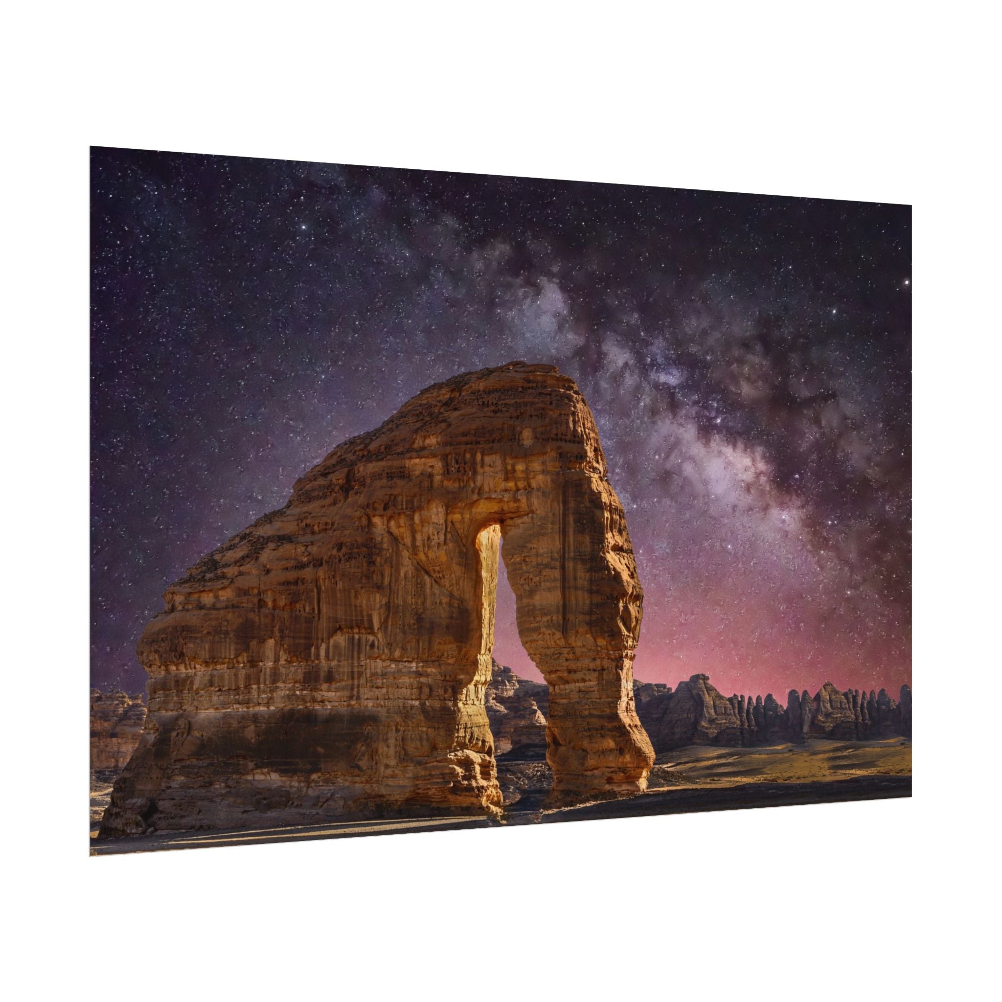 desert-landscape-poster-print-milky-way-poster-wall-art-milky-way-decor-artwork-unique-home-decor-starry-night-picture