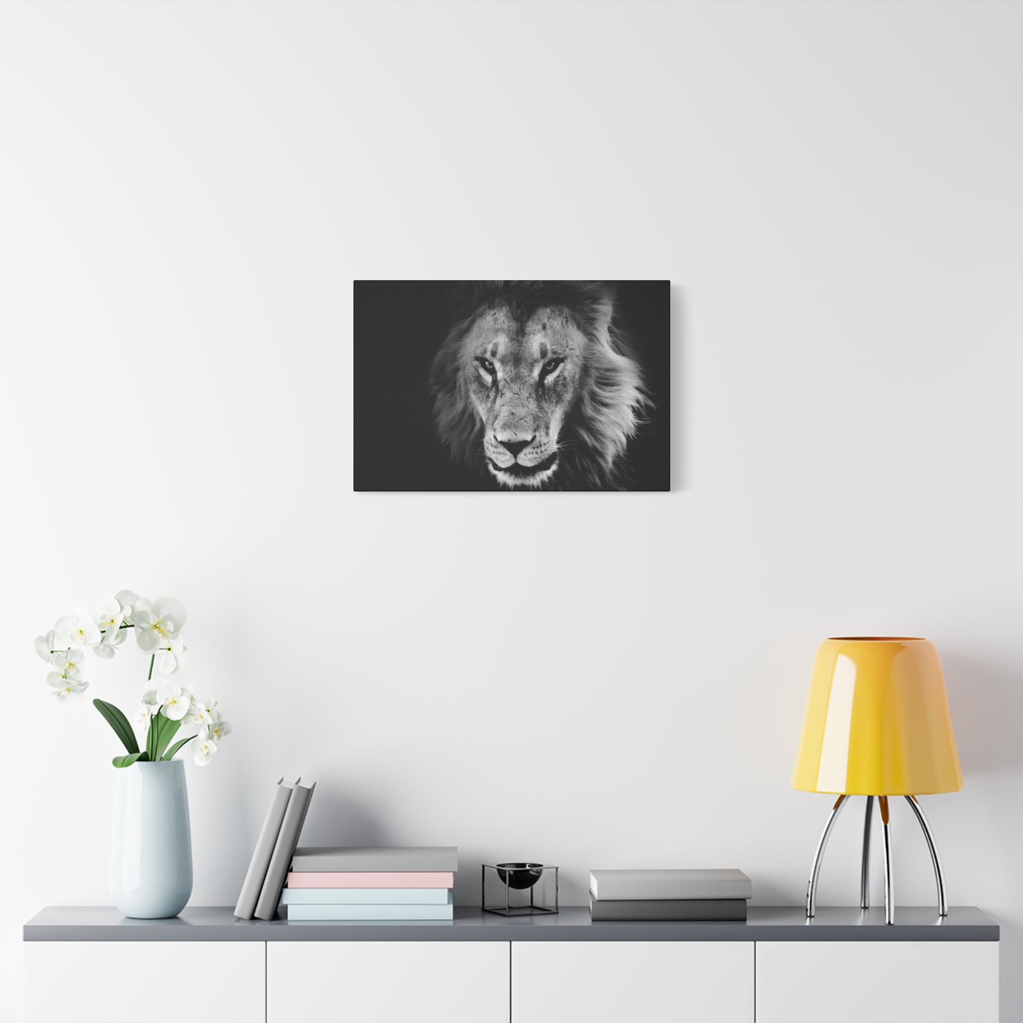 canvas-print-lion-wall-art-black-and-white-living-room-decor-matte-stretched-lion-poster-jungle-animal-art-print-wildlife-saf
