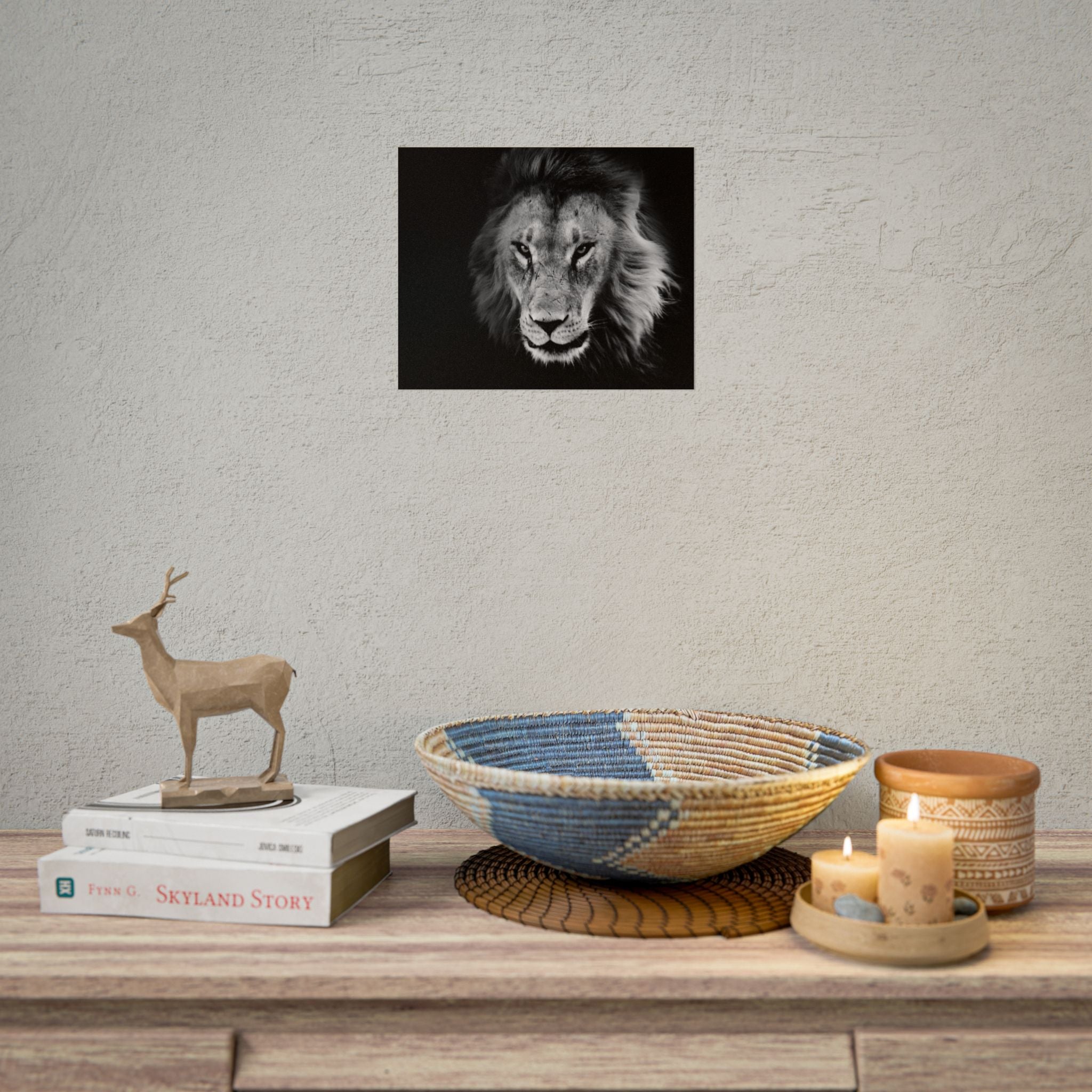 poster-print-lion-wall-art-black-and-white-living-room-decor-monochrome-art-lion-poster-jungle-animal-art-print-wildlife-safa