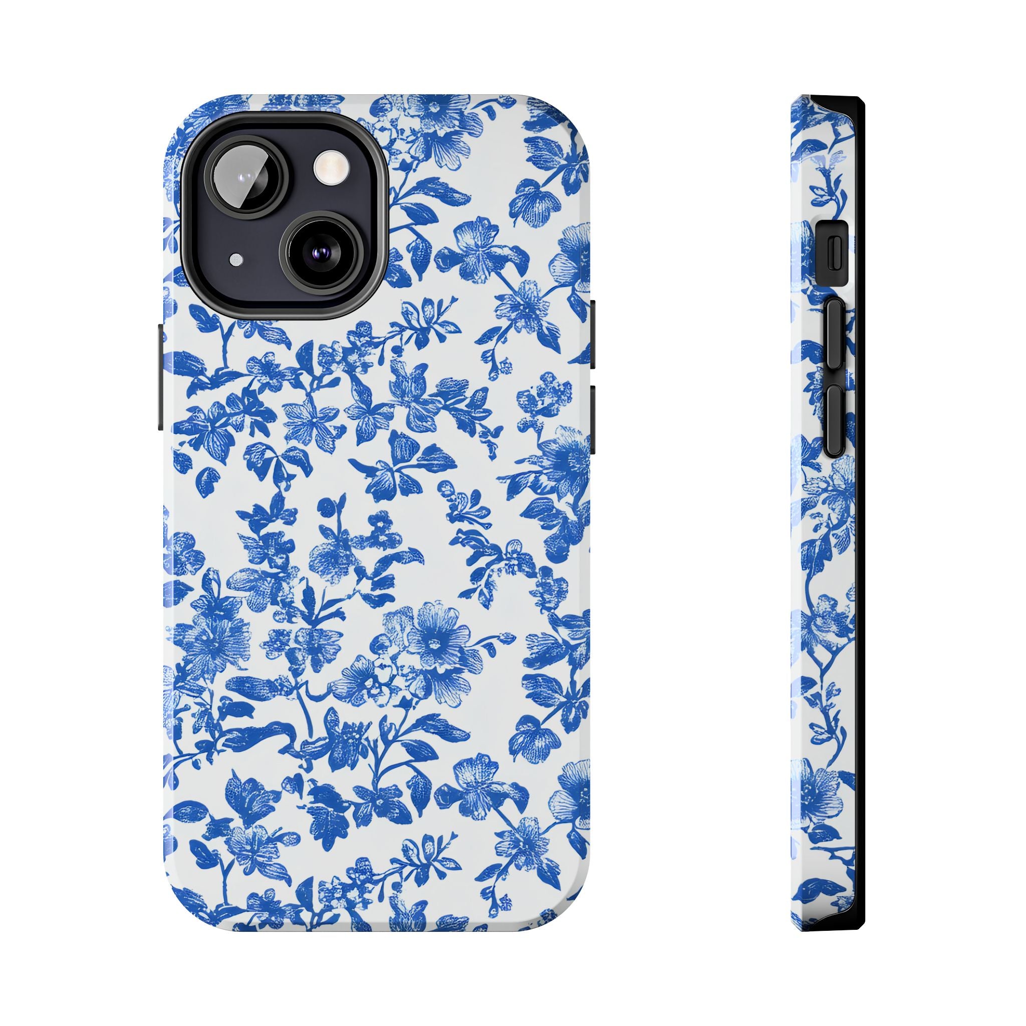 french-toile-floral-tough-iphone-case-blue-iphone-cover-protective-iphone-case-hard-shell-iphone-case-vintage-design-phone-ca