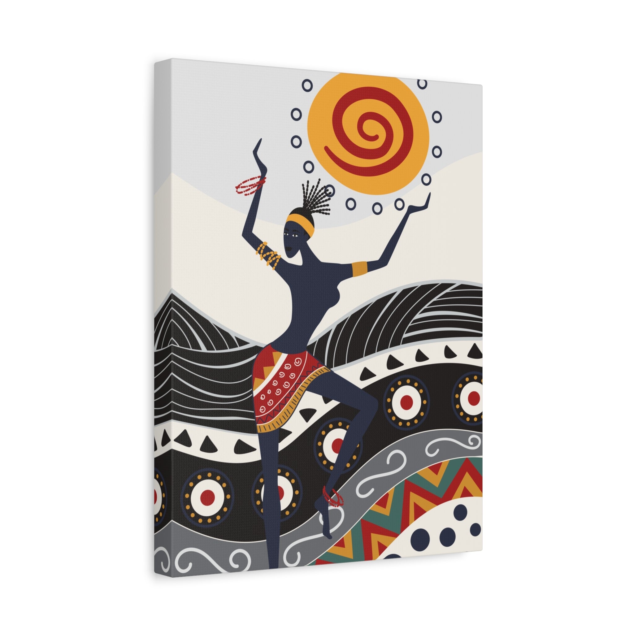 stretched-canvas-print-african-ornament-traditional-dance-wall-decor-african-wall-art-tribal-home-decoration-ethnic-african-a
