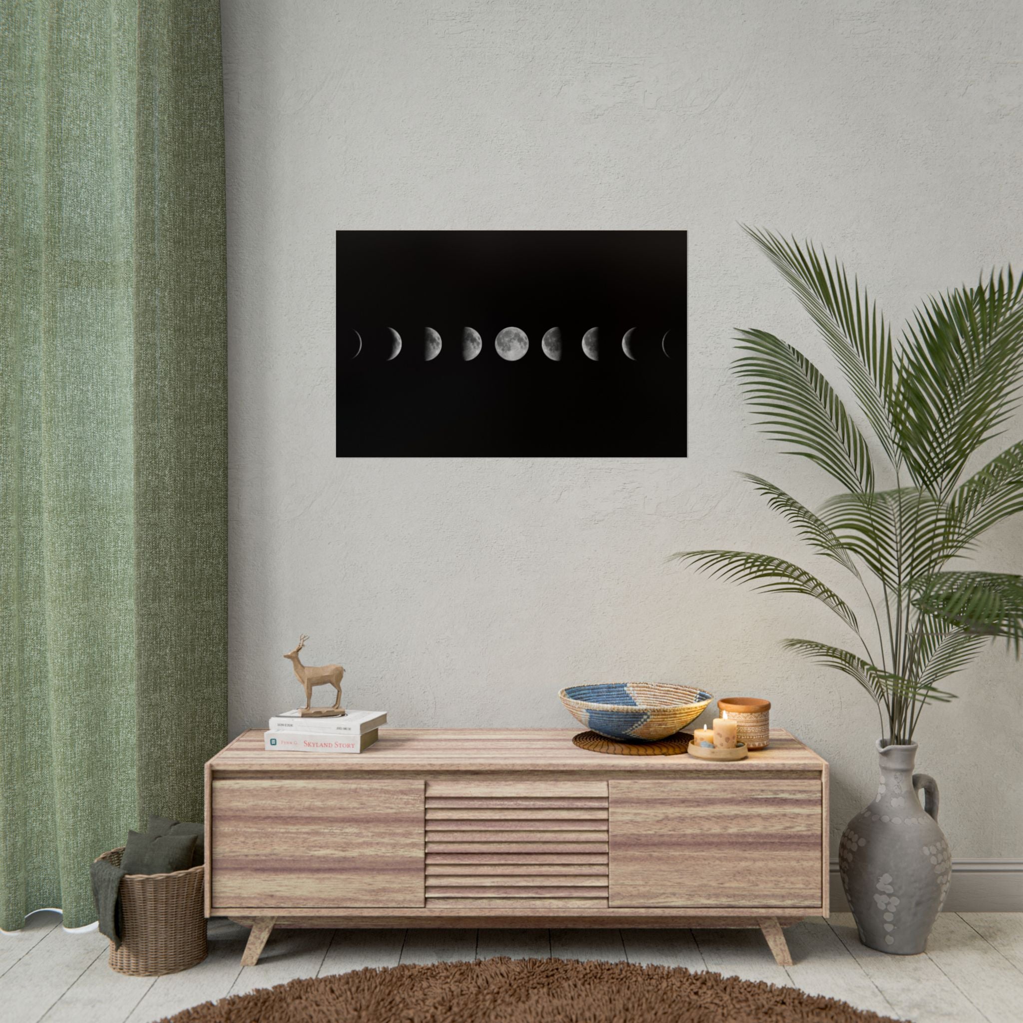 moon-phases-lunar-eclipse-poster-print-wall-art-decor-home-decor-celestial-wall-hanging-astronomy-art-gift-space-art-poster