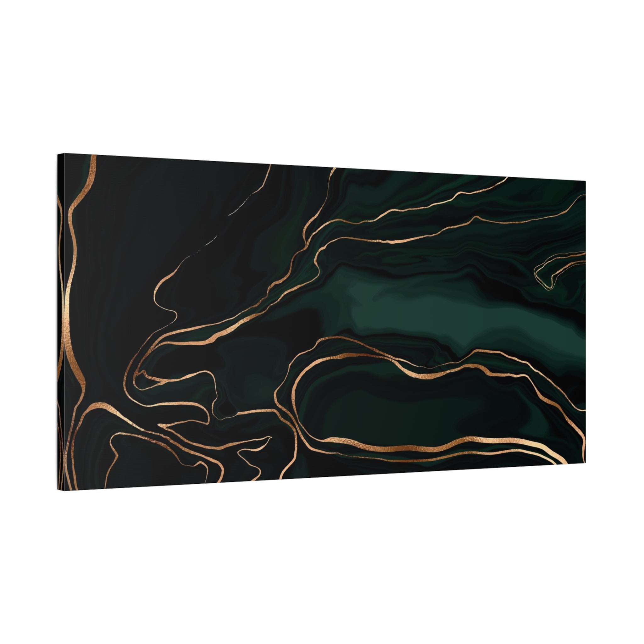 canvas-print-abstract-green-gold-painting-wall-art-home-decor-office-decor-green-canvas-bedroom-modern-art-green-print