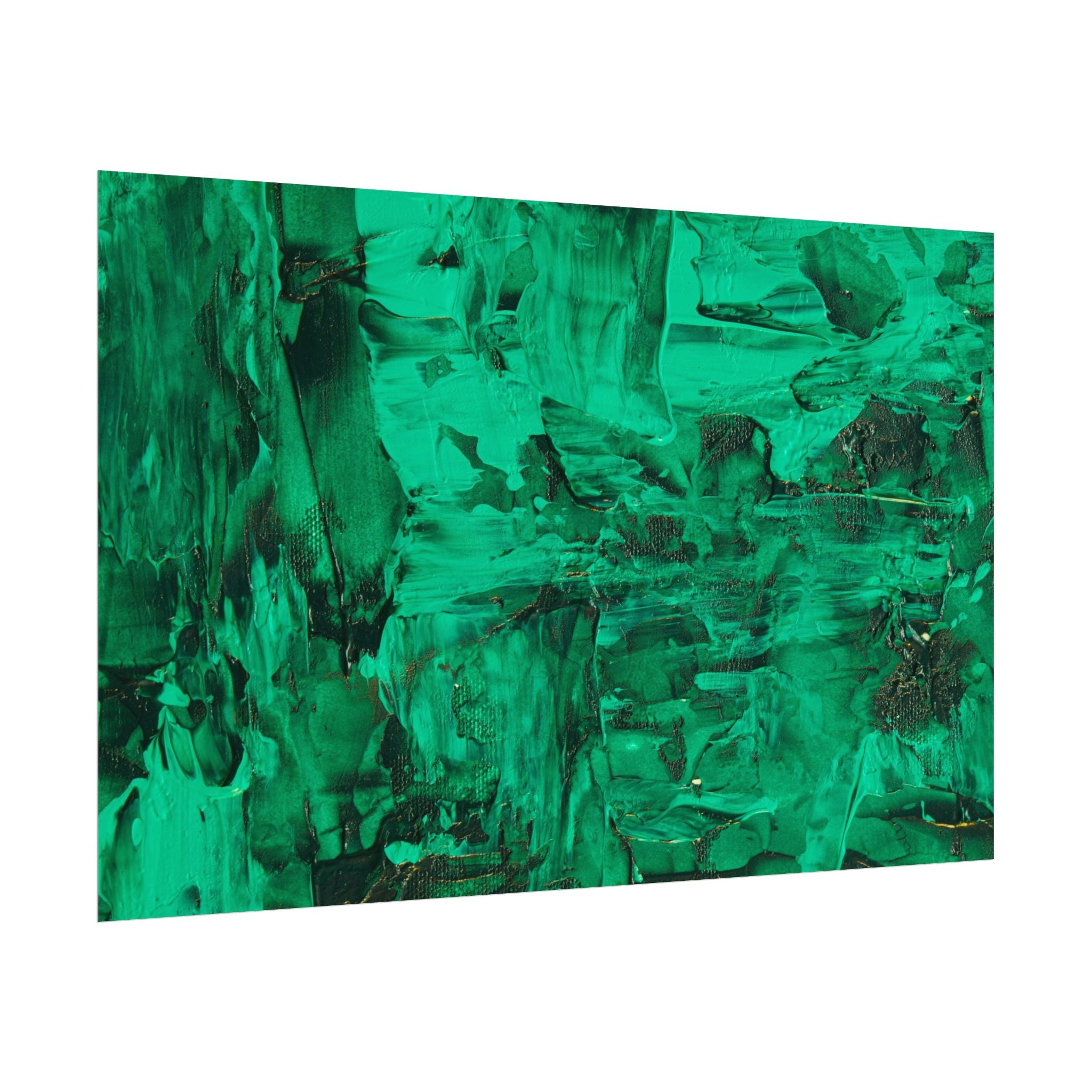 Abstract Green Poster Wall Art, Home Decor, Office Decor, Green Canvas Bedroom, Green Poster Print, Modern Art, Green Wall Decor