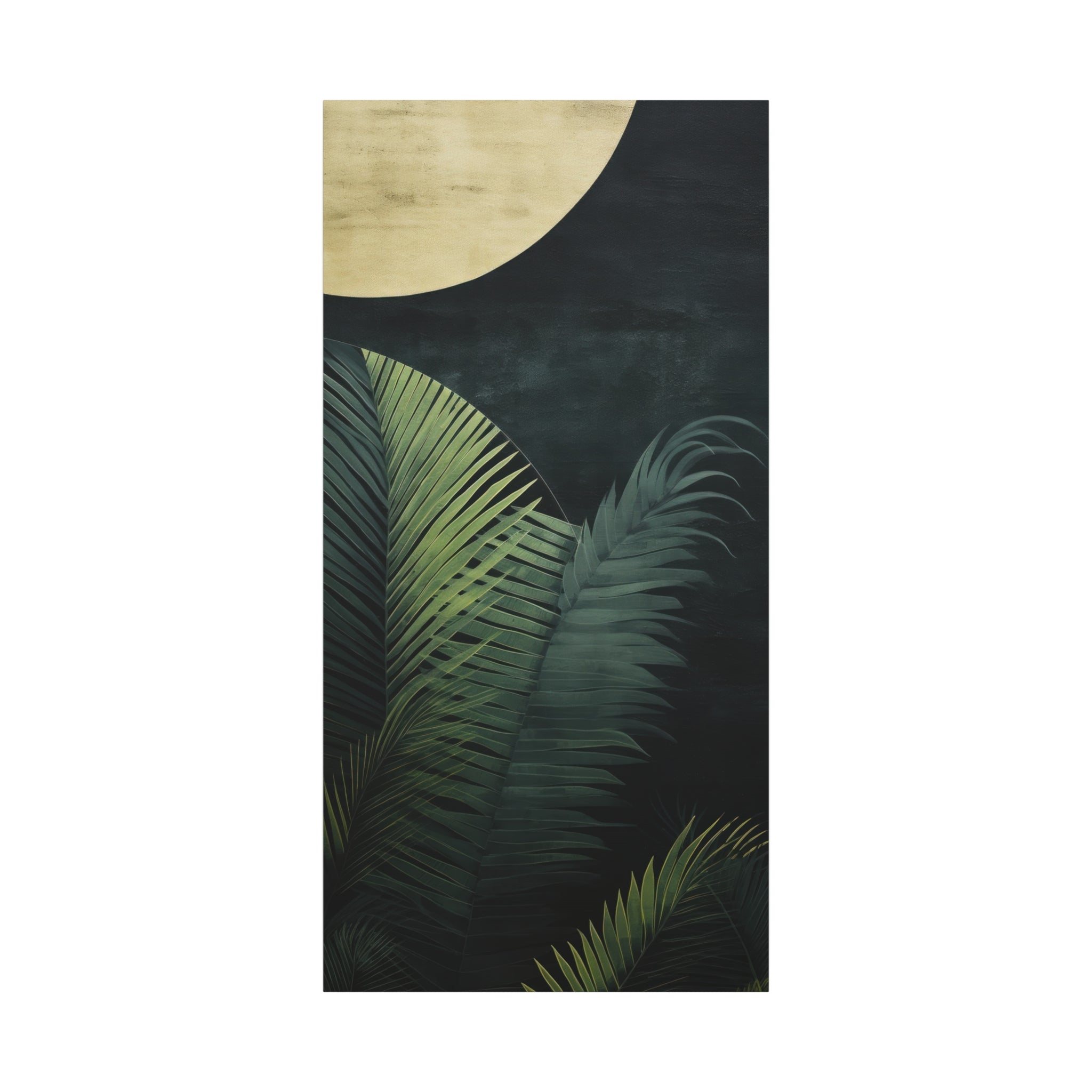 canvas-wall-art-jungle-outdoors-painting-nature-green-decor-nature-wall-art-stretched-matte-canvas-print-housewarming-gift