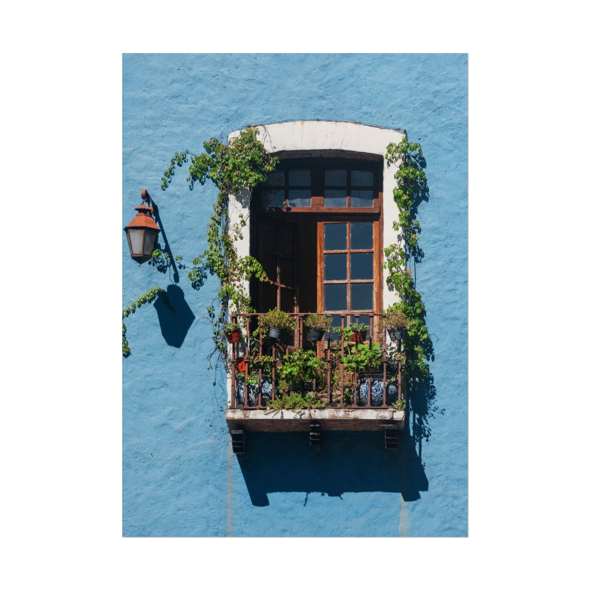 Rolled Posters, Mexican Balcony Home Decor Wall Art Hanging, Living Room Housewarming Gift, Poster Wall Art