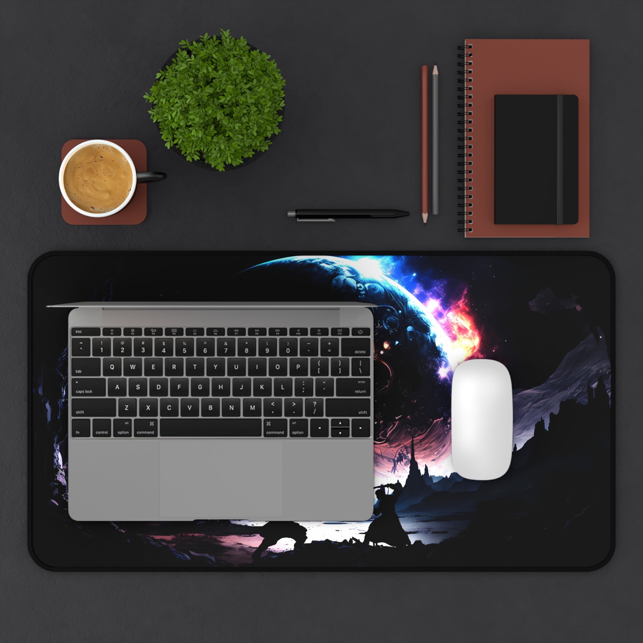 fantasy-samurai-warrior-fight-mouse-pad-japanese-katana-samurai-warrior-with-armor-desk-mat-japanese-anime-samurai-desk-pad