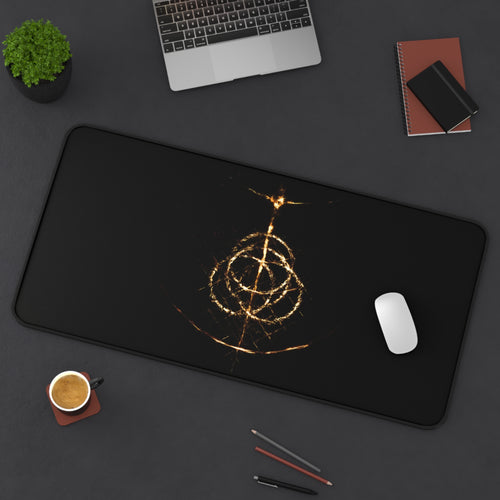 black-gold-elden-ring-logo-mouse-pad-xl-gaming-desk-pad-shadow-of-the-erdtree-medival-armor-gamer-se