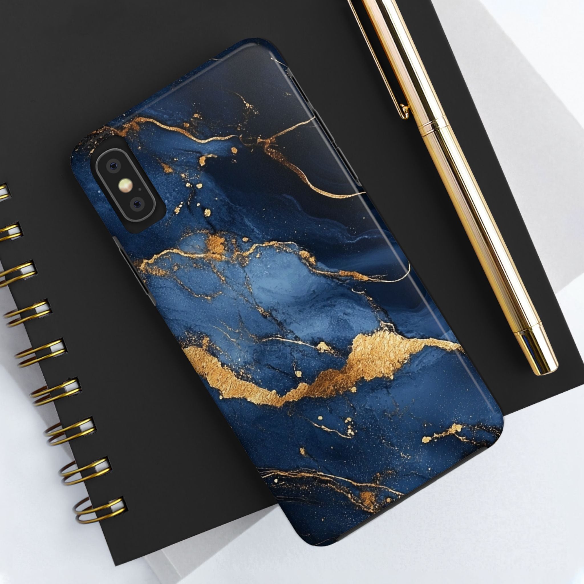 blue-gold-marble-iphone-tough-case-elegant-minimalist-protective-cover-stylish-phone-shell-hard-shell-iphone-case-trendy-acce