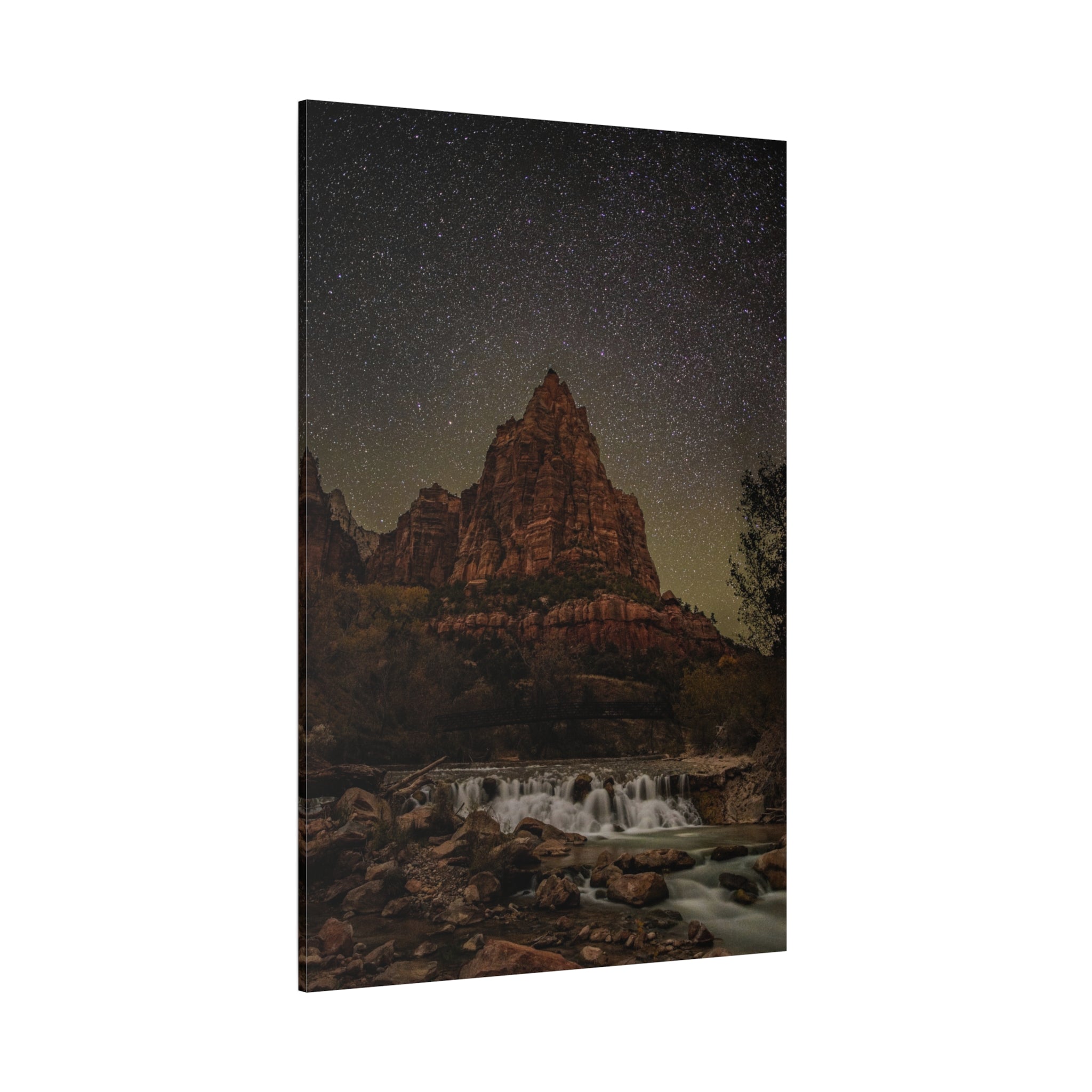 canvas-wall-art-zion-national-park-mountain-nature-landscape-starry-night-canvas-print-living-room-decor-rustic-decor
