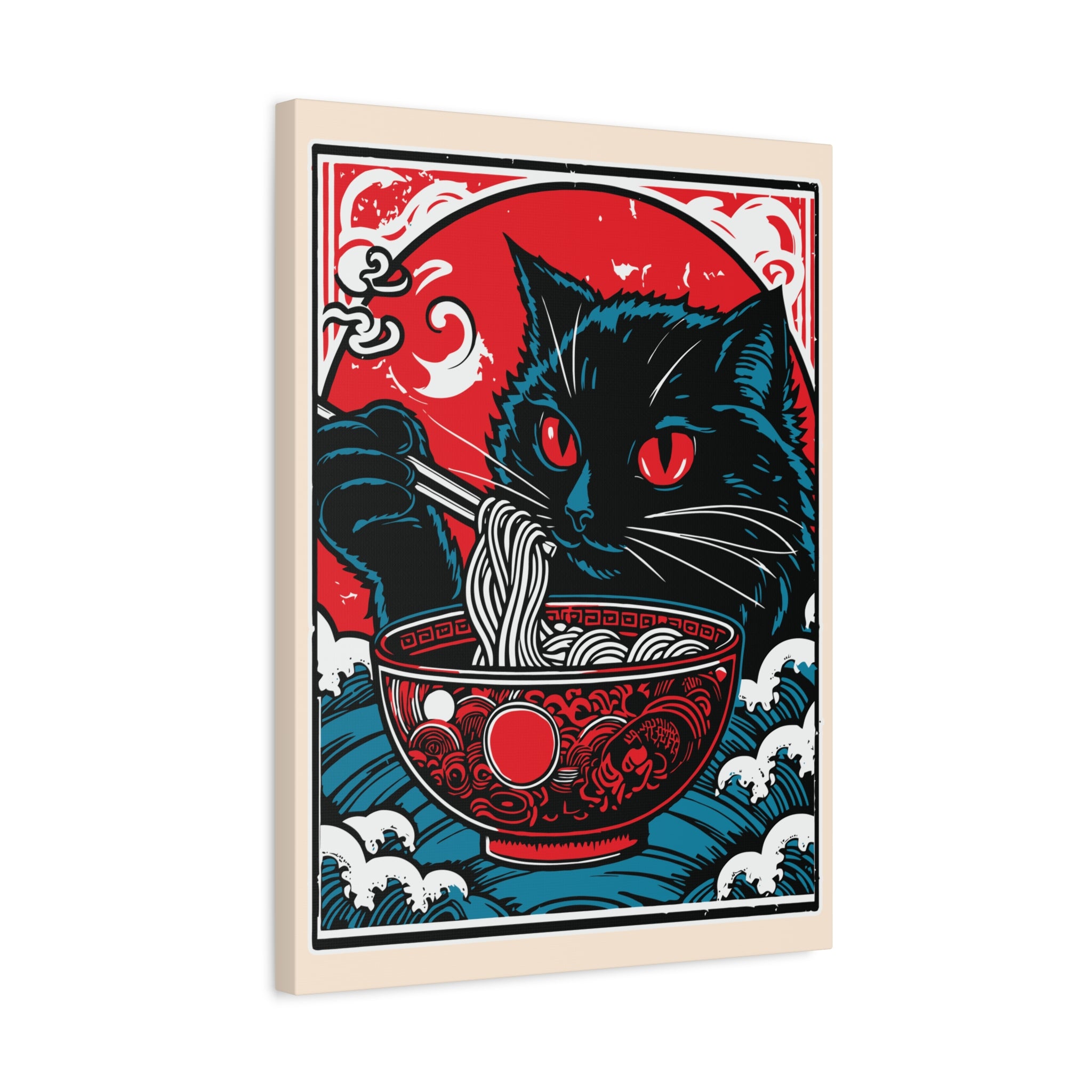 canvas-print-cat-eating-ramen-noodle-retro-japanese-decor-wall-art-living-room-decoration-matte-stretched-home-decor-cute
