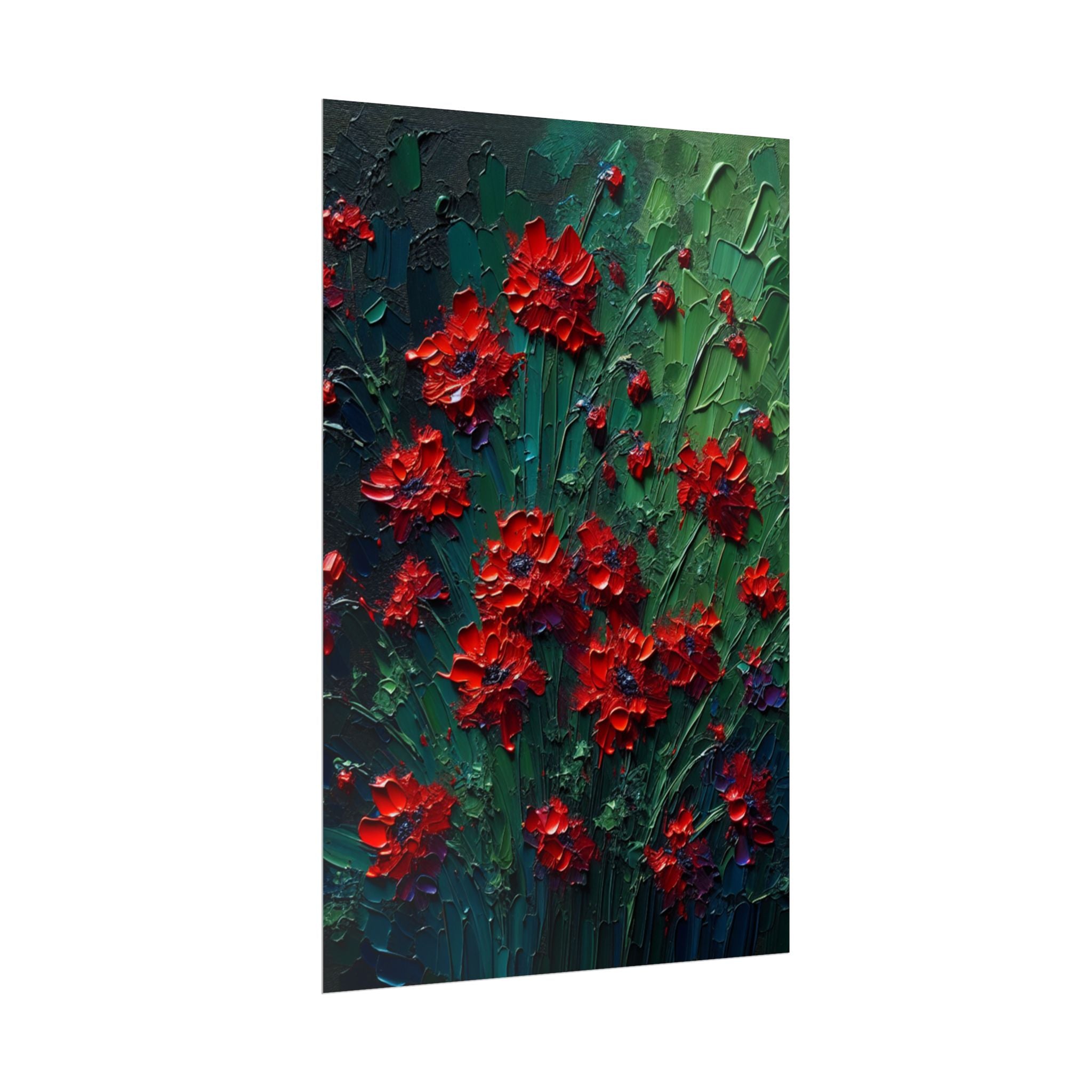 red-wildflowers-poster-print-impasto-oil-painting-look-stretched-wall-art-home-decor-floral-print-gift-for-nature-lover