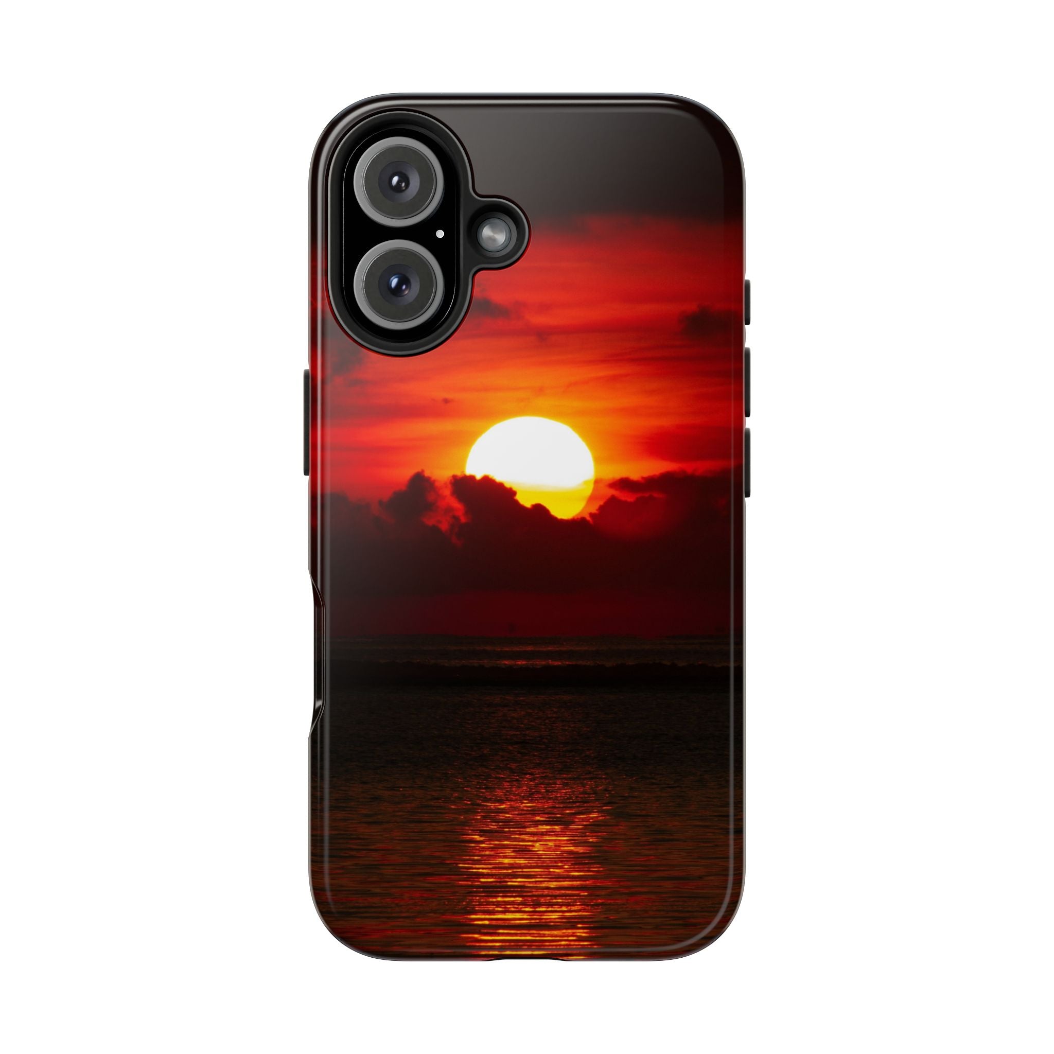 iphone-tough-case-red-sunset-protective-phone-cover-durable-smartphone-case-hard-shell-phone-case-sunset-lover-gift-red-phone