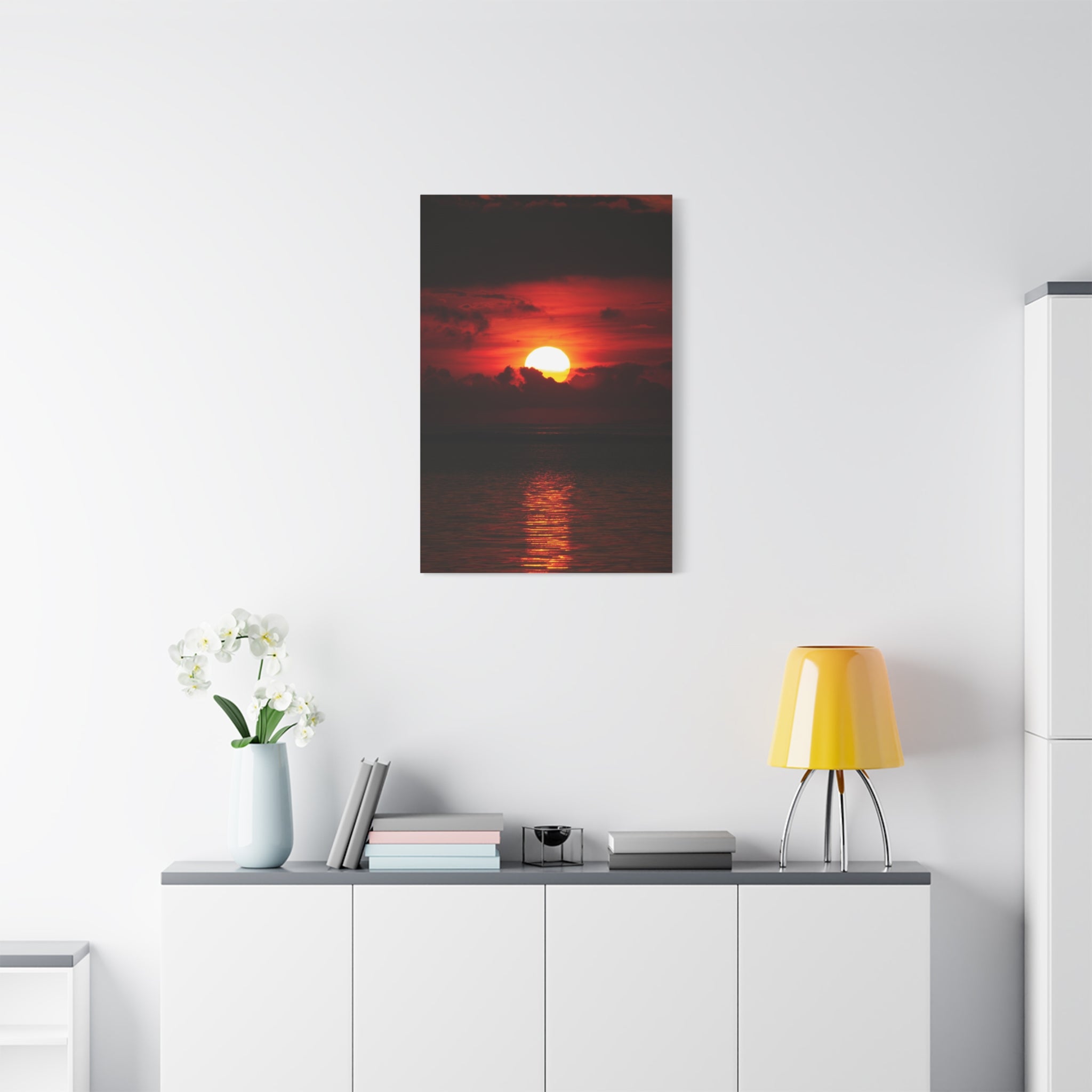 canvas-print-red-sunset-red-wall-art-home-decor-red-sunset-wall-decor-cloud-ocean-art-housewarming-gift-wall-hangings-gift