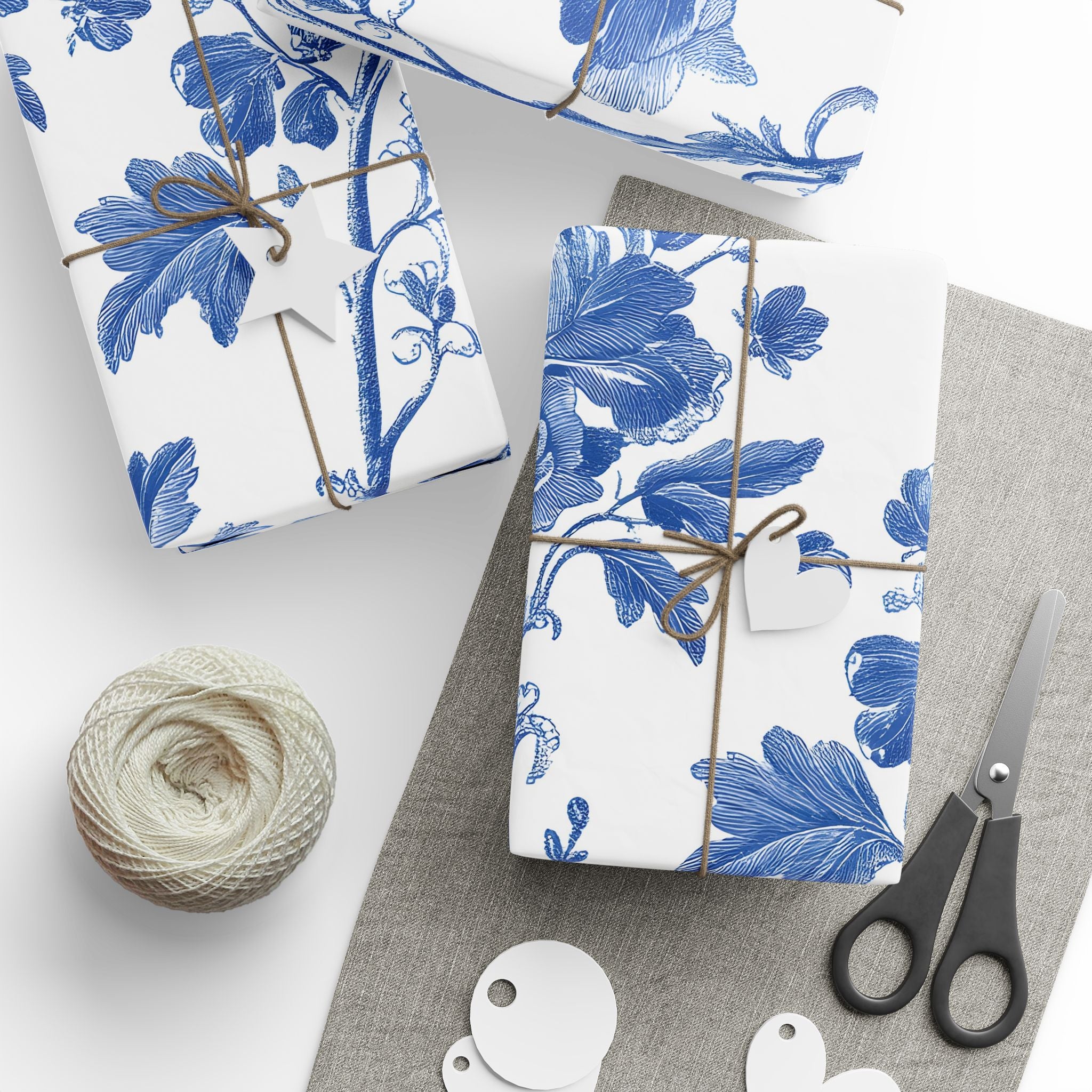 wrapping-papers-blue-french-toile-floral-elegant-gift-wrap-holiday-gift-wrap-birthday-wrapping-paper-wedding-gift-wrap-christ