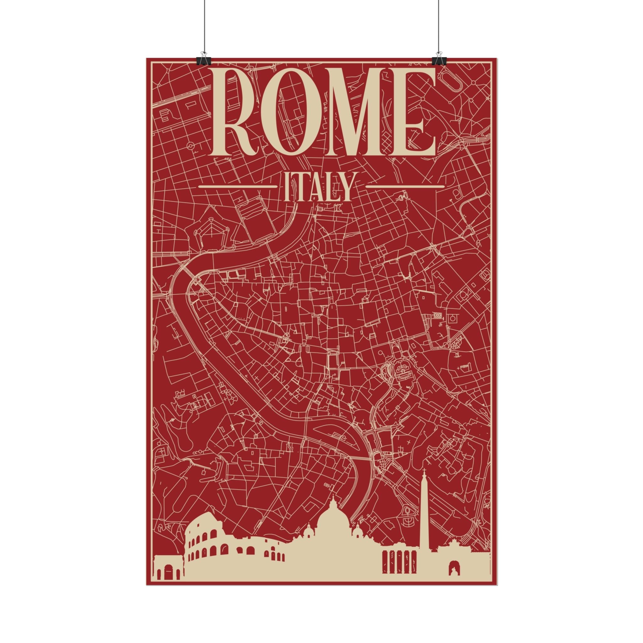 rome-italy-travel-poster-rolled-posters-for-home-decor-wall-art-print-italian-cityscape-wall-hanging