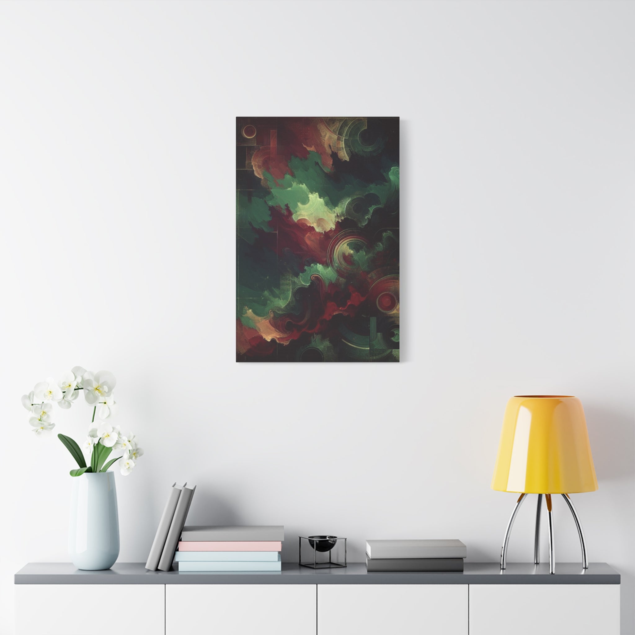 canvas-print-abstract-green-and-burgundy-wall-art-living-room-decor-gallery-wrap-canvas-abstract-wall-decor-colorful-art-home
