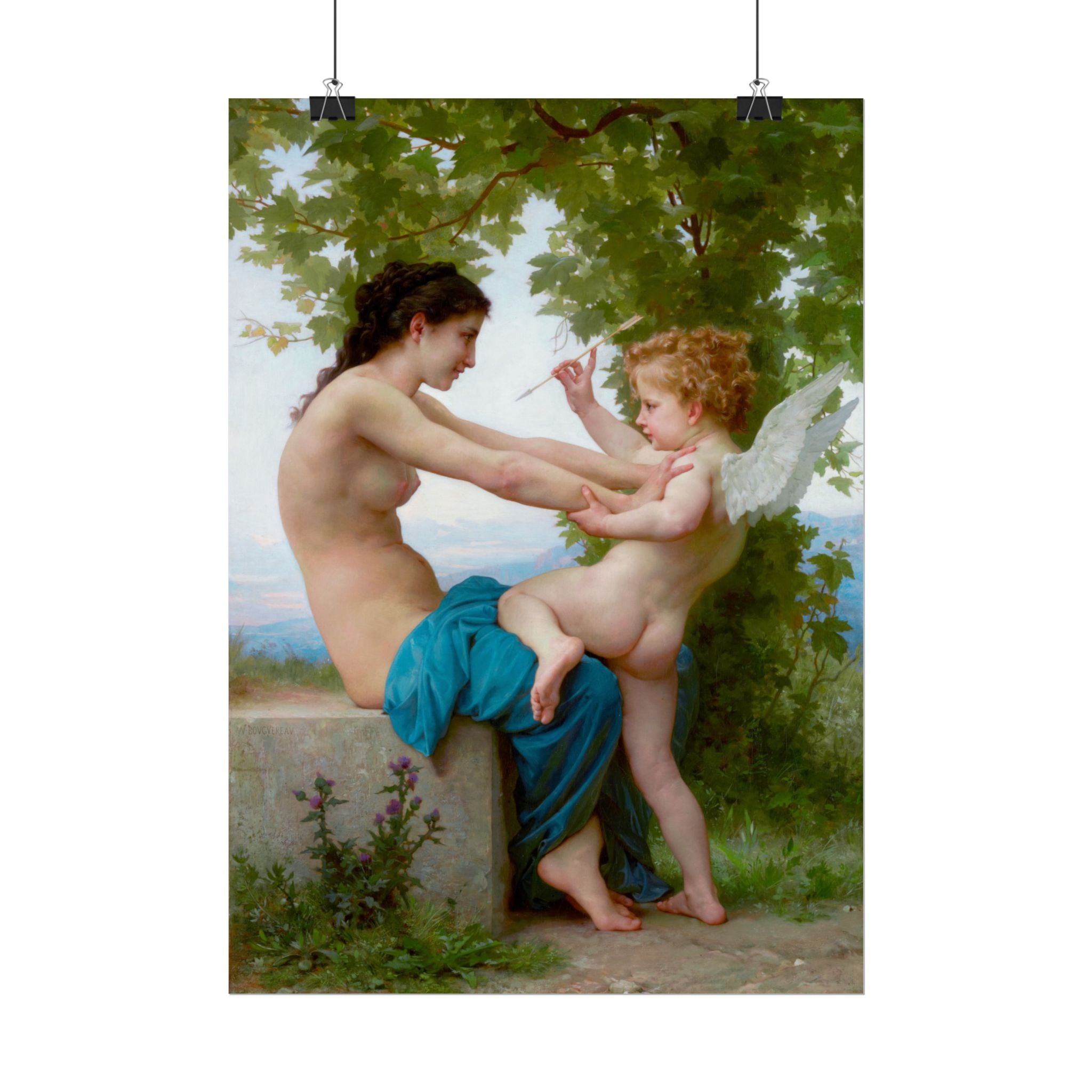 poster-print-girl-defending-herself-against-eros-bouguereau-living-room-decor-love-wall-art-eros-poster-art-romantic-painting